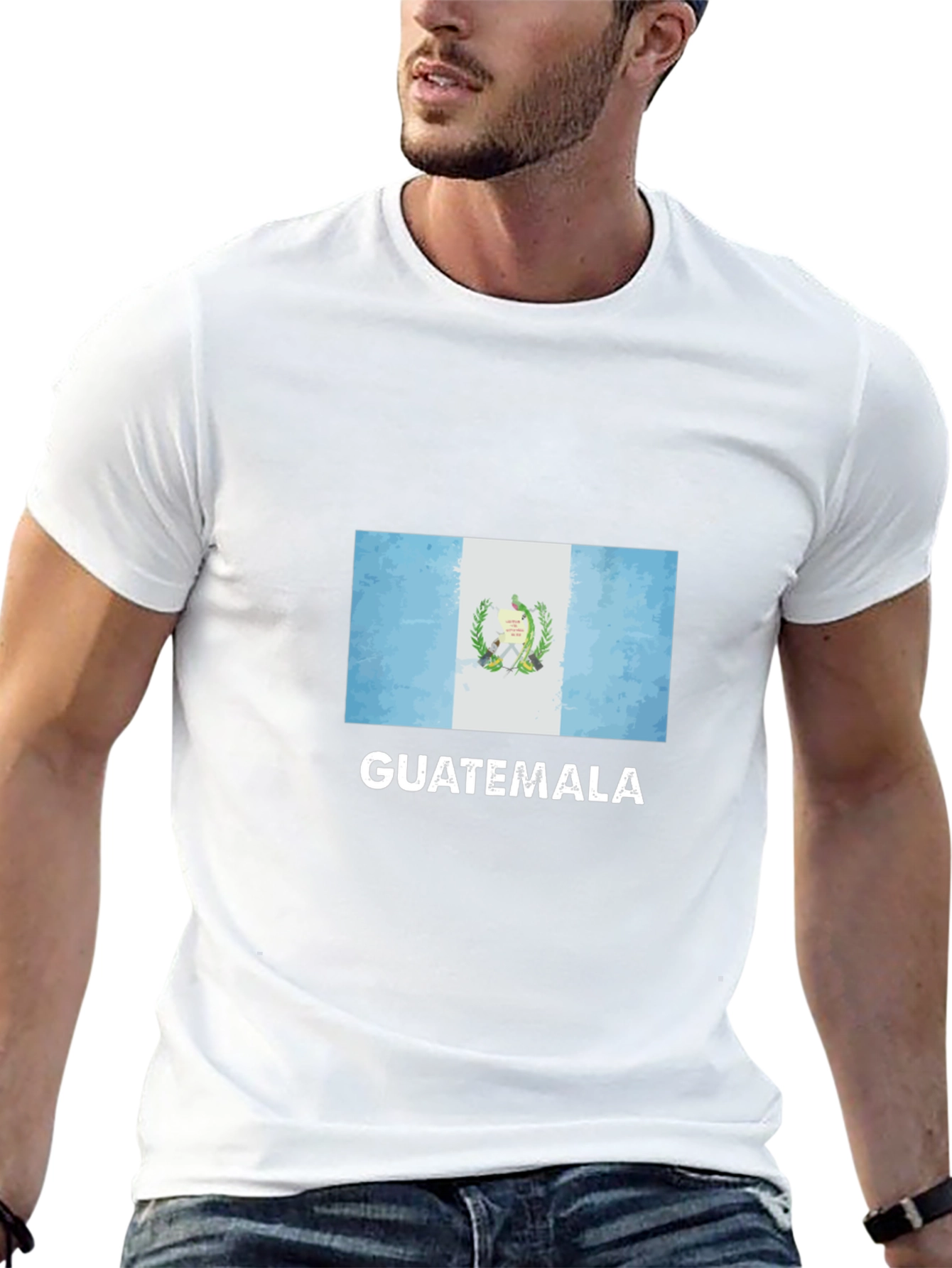 Guatemala Flag Graphic T-Shirt