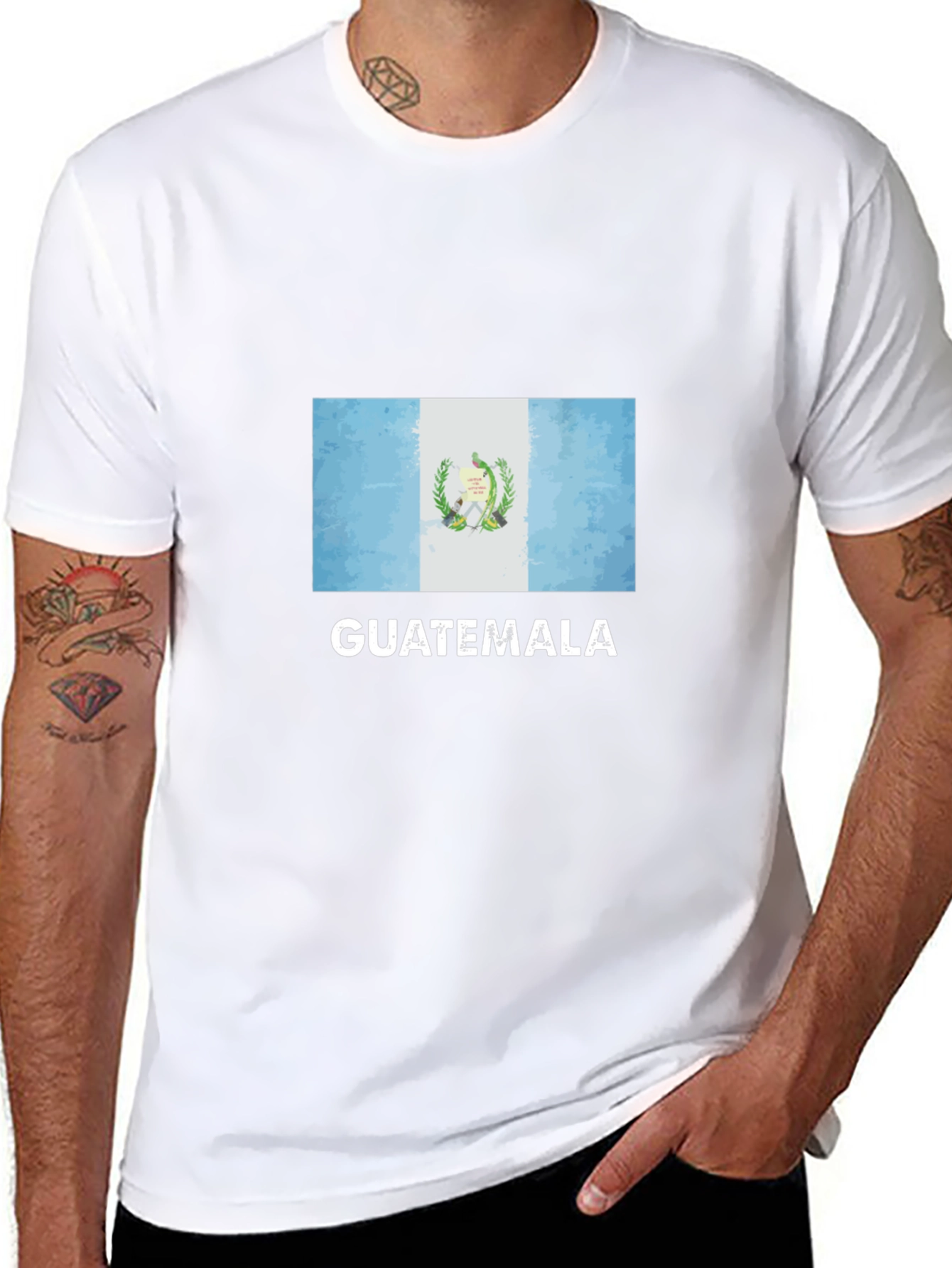 Guatemala Flag Graphic T-Shirt