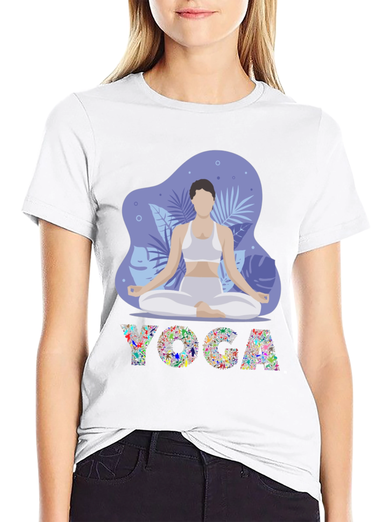 Yoga Meditation T-Shirt - Stylish Relaxed Fit Tee
