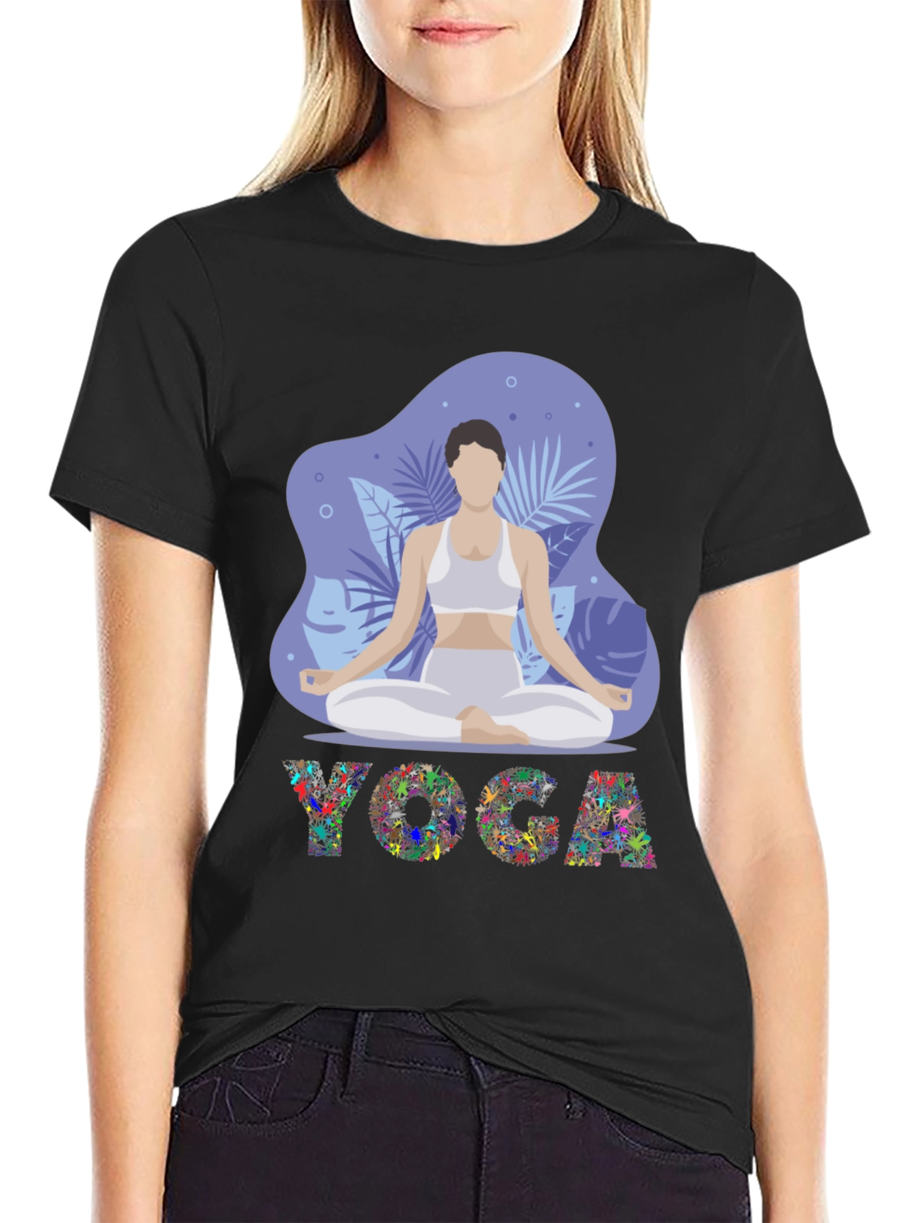 Yoga Meditation T-Shirt - Stylish Relaxed Fit Tee