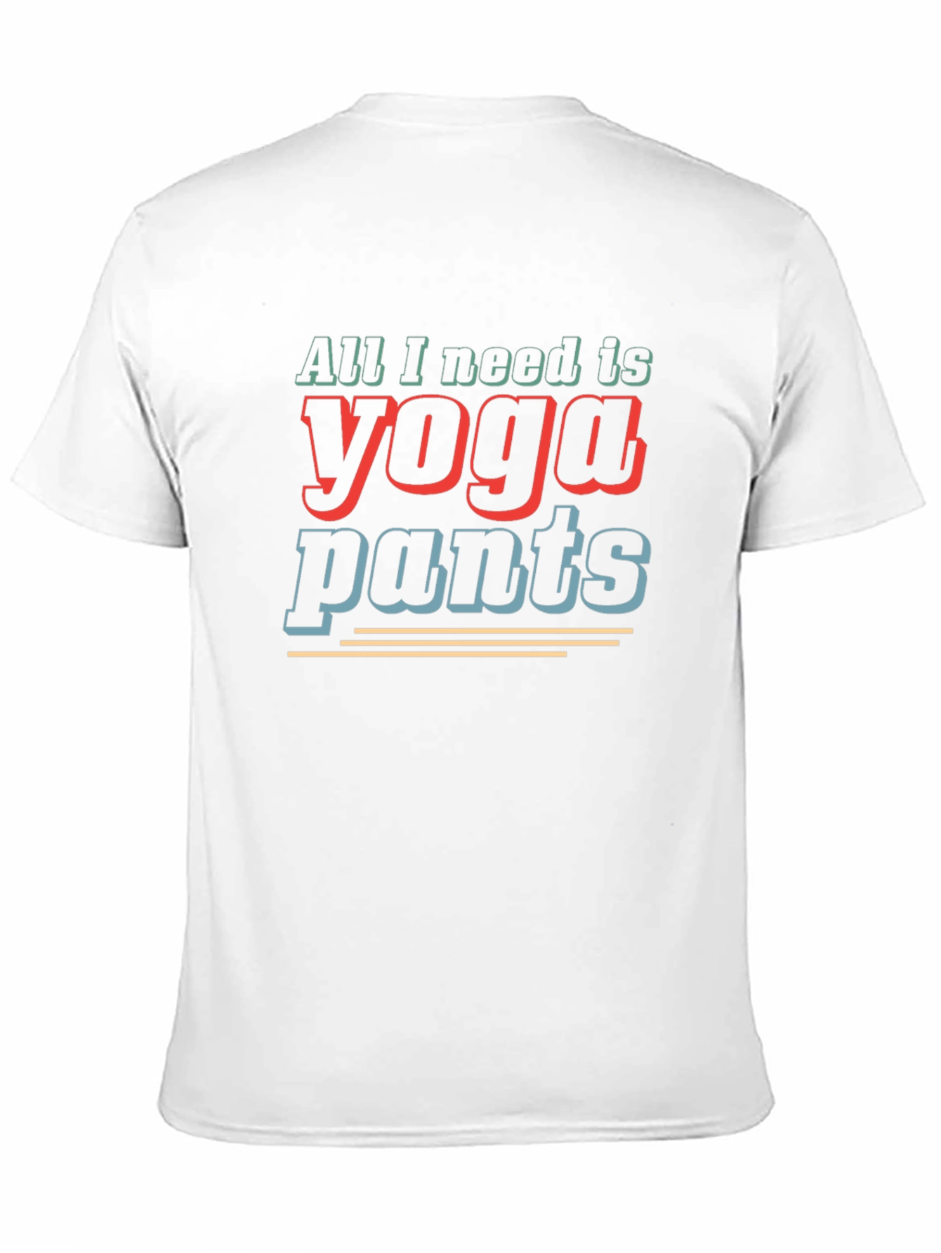 Yoga Pants Graphic Tee - Mens Black T-Shirt