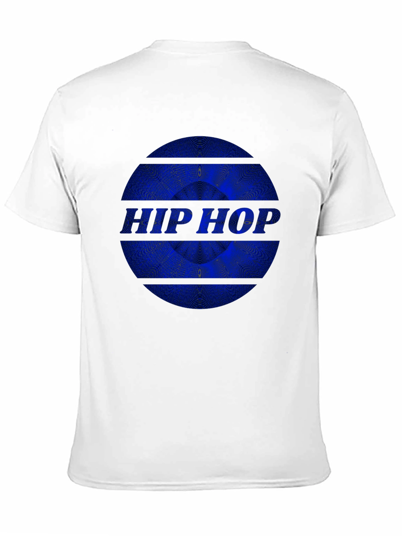 Hip Hop Graphic Print Black T-Shirt