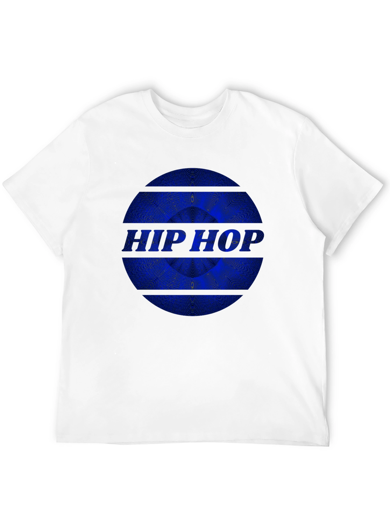 Hip Hop Graphic Print Black T-Shirt