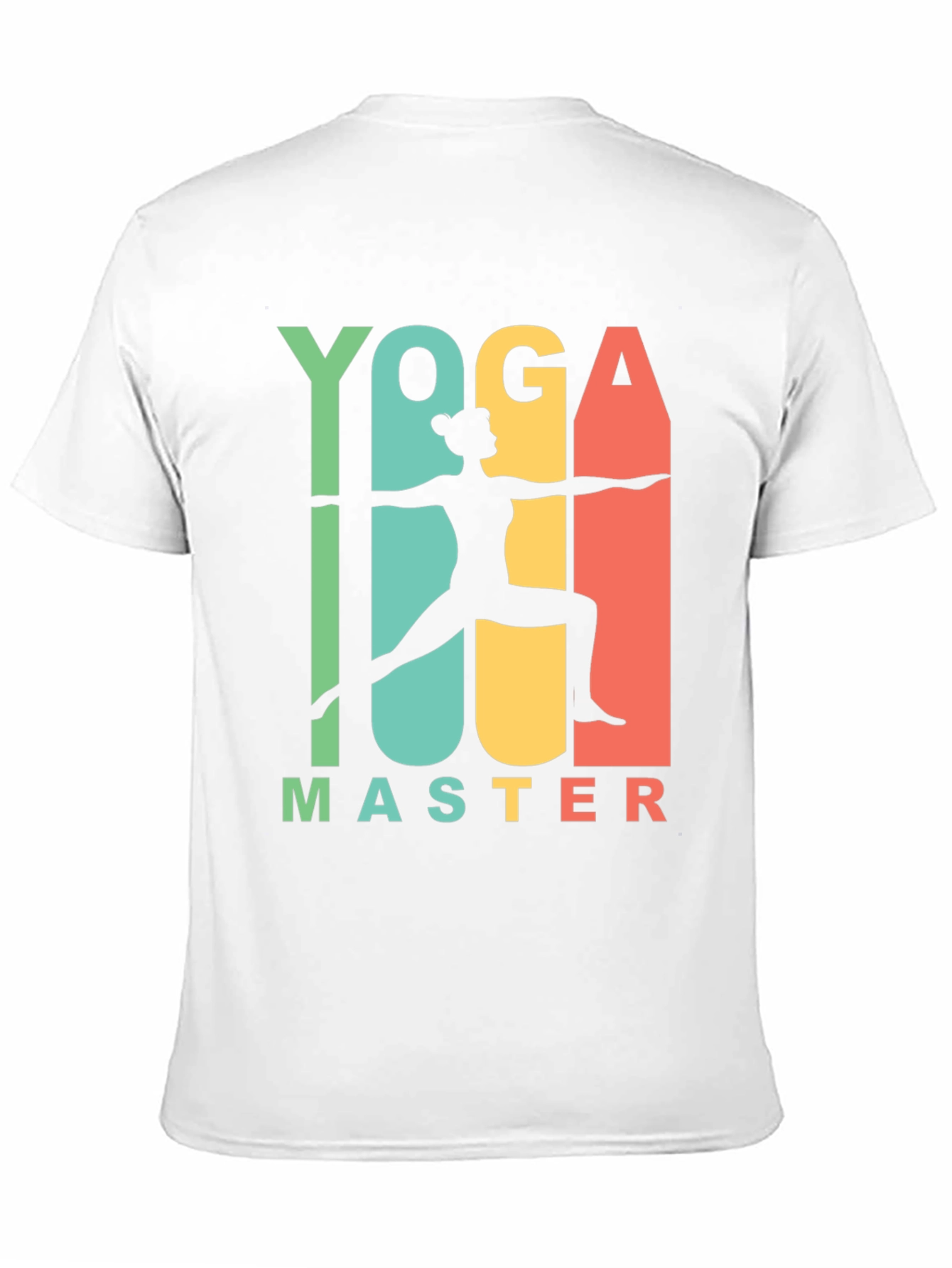 Yoga Master Graphic Tee - Black Cotton T-Shirt