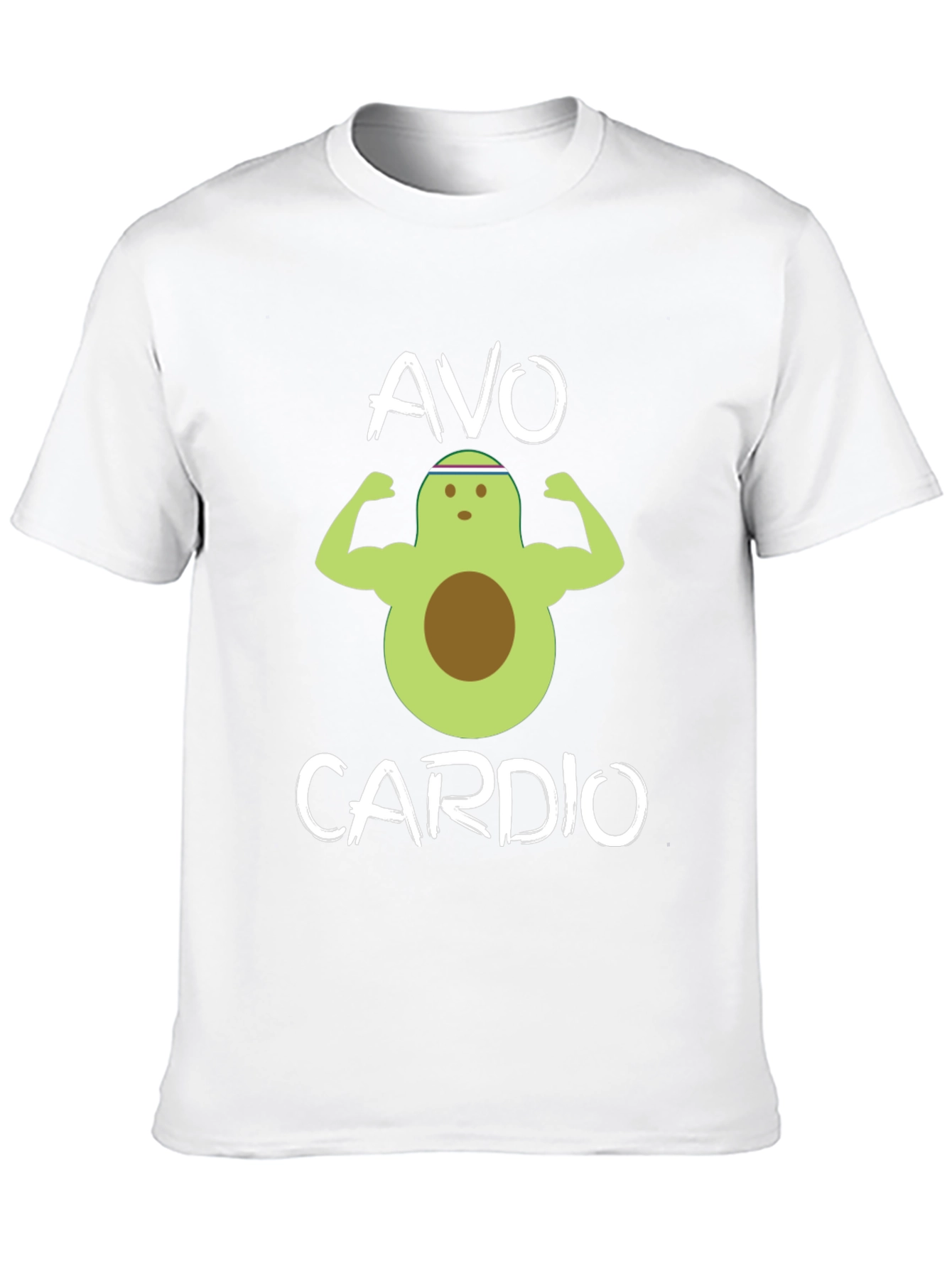 Avo Cardio Black T-Shirt - Gym Humor