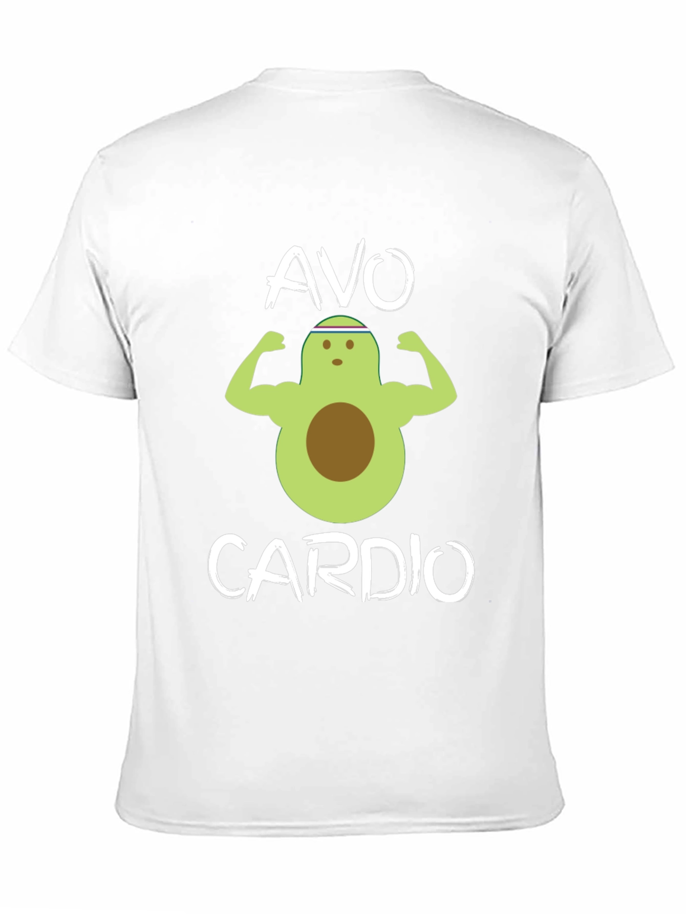 Avo Cardio Black T-Shirt - Gym Humor