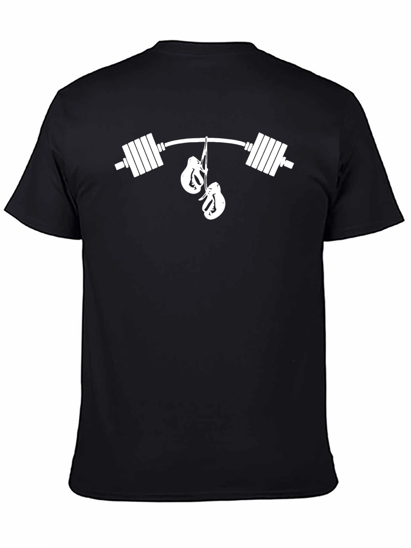 Weightlifting Boxer Black T-Shirt