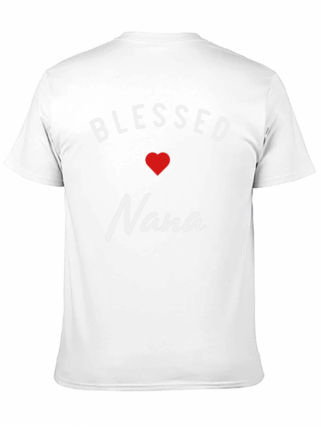 Blessed Nana T-Shirt - Heart Graphic