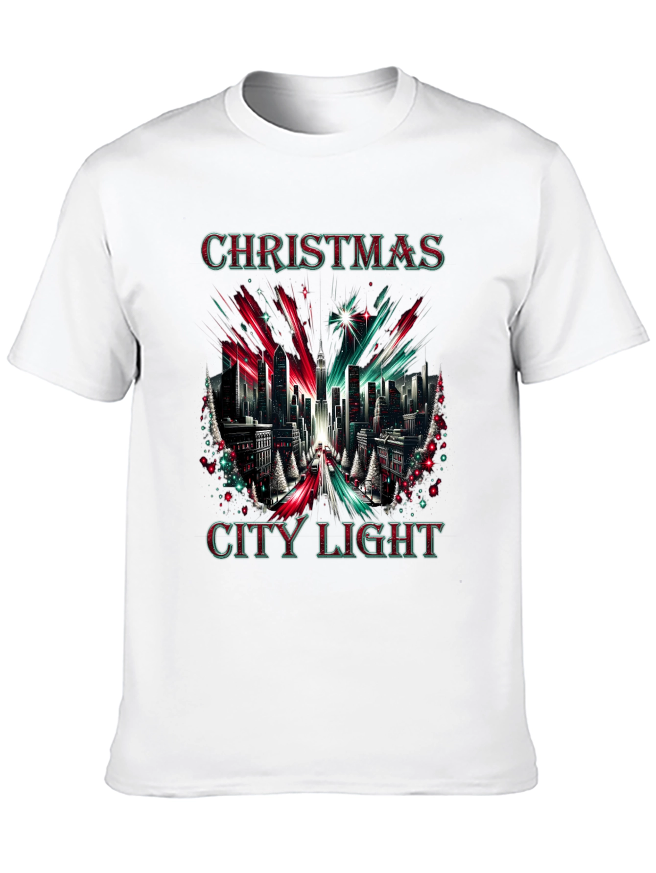 Christmas City Lights Graphic Tee