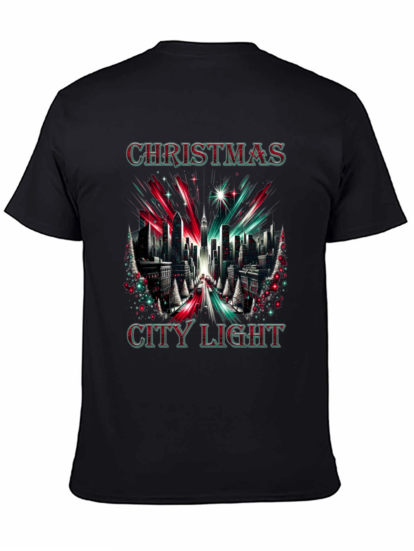 Christmas City Lights Graphic Tee
