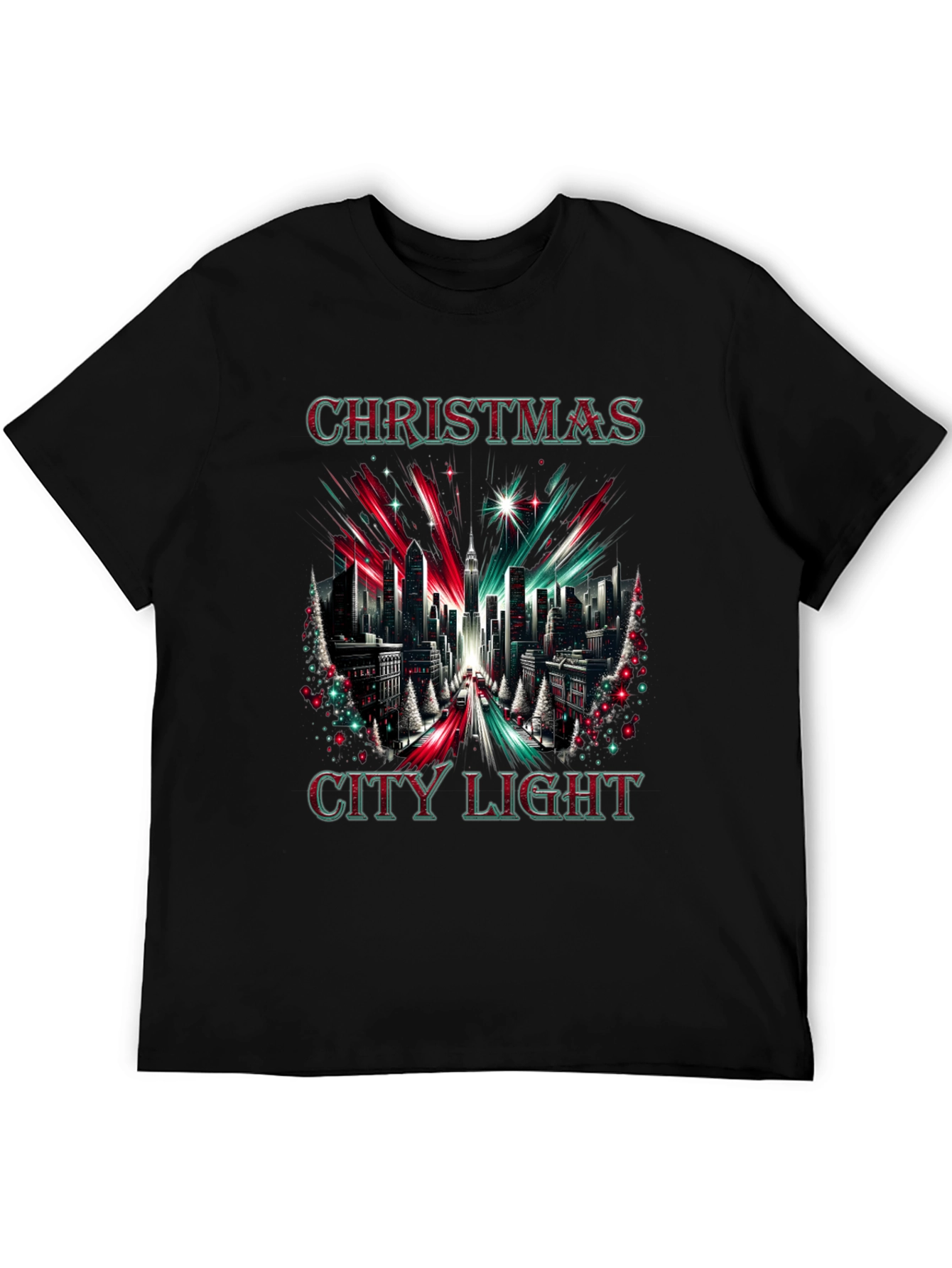 Christmas City Lights Graphic Tee
