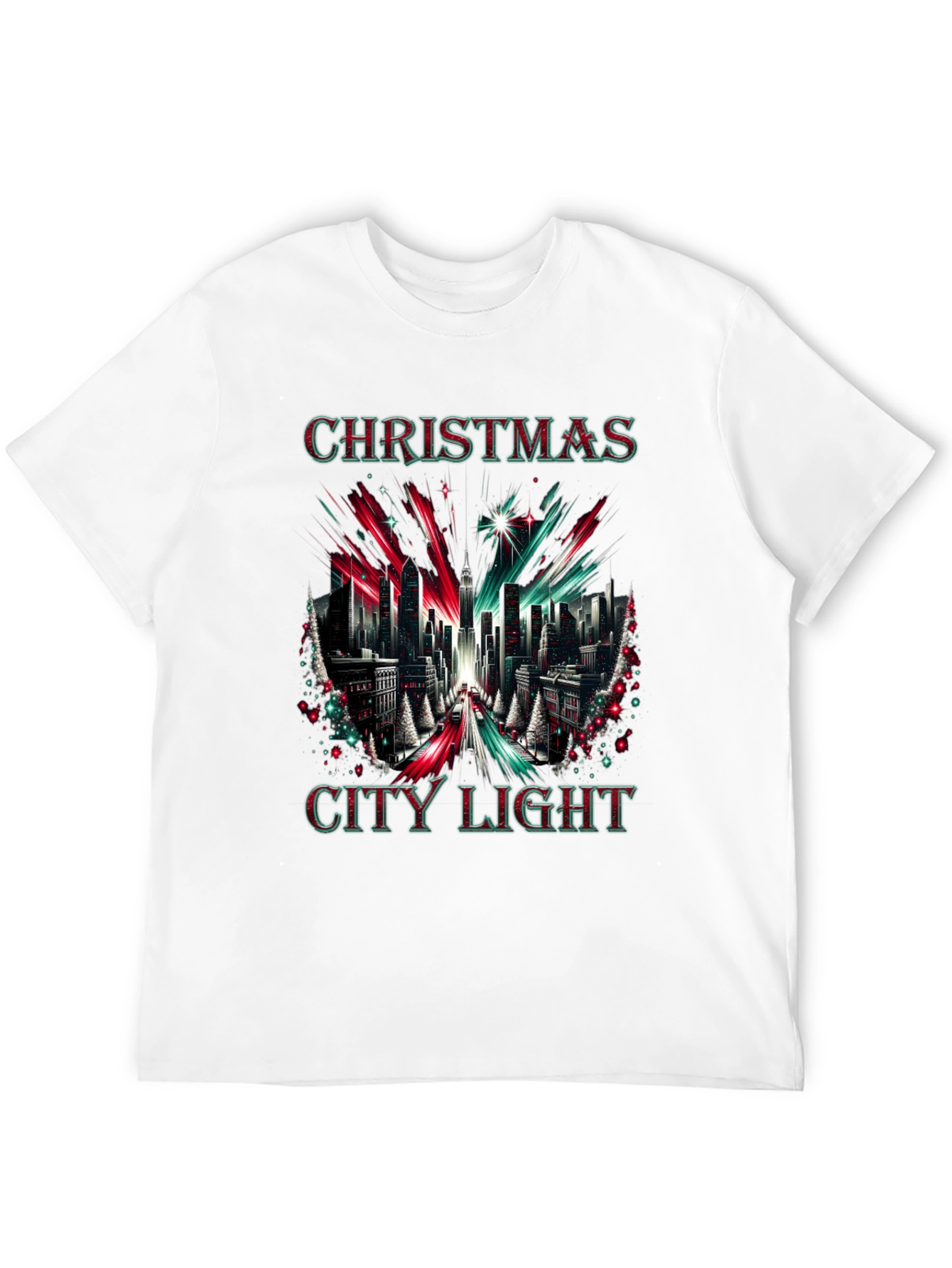 Christmas City Lights Graphic Tee