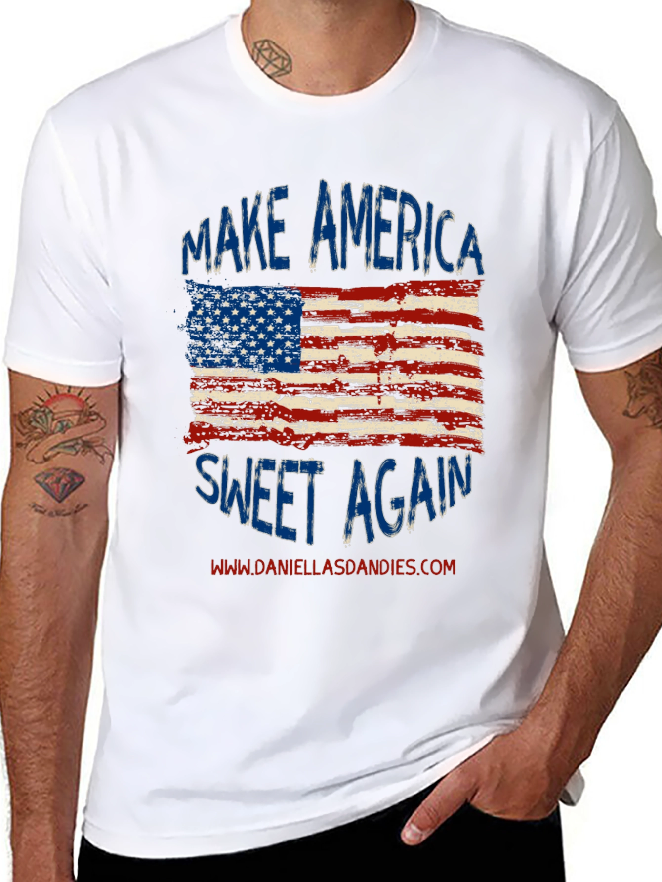 Make America Sweet Again T-Shirt - Patriotic Graphic Tee