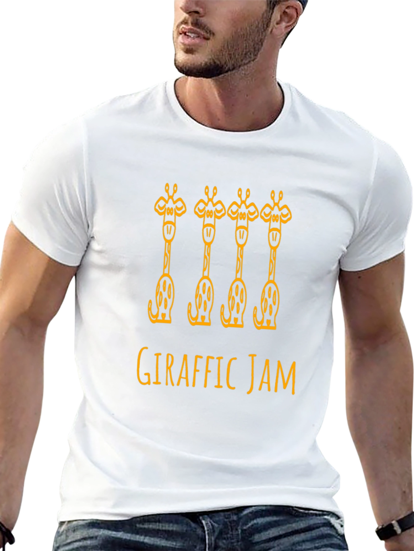 Giraffric Jam Graphic T-Shirt