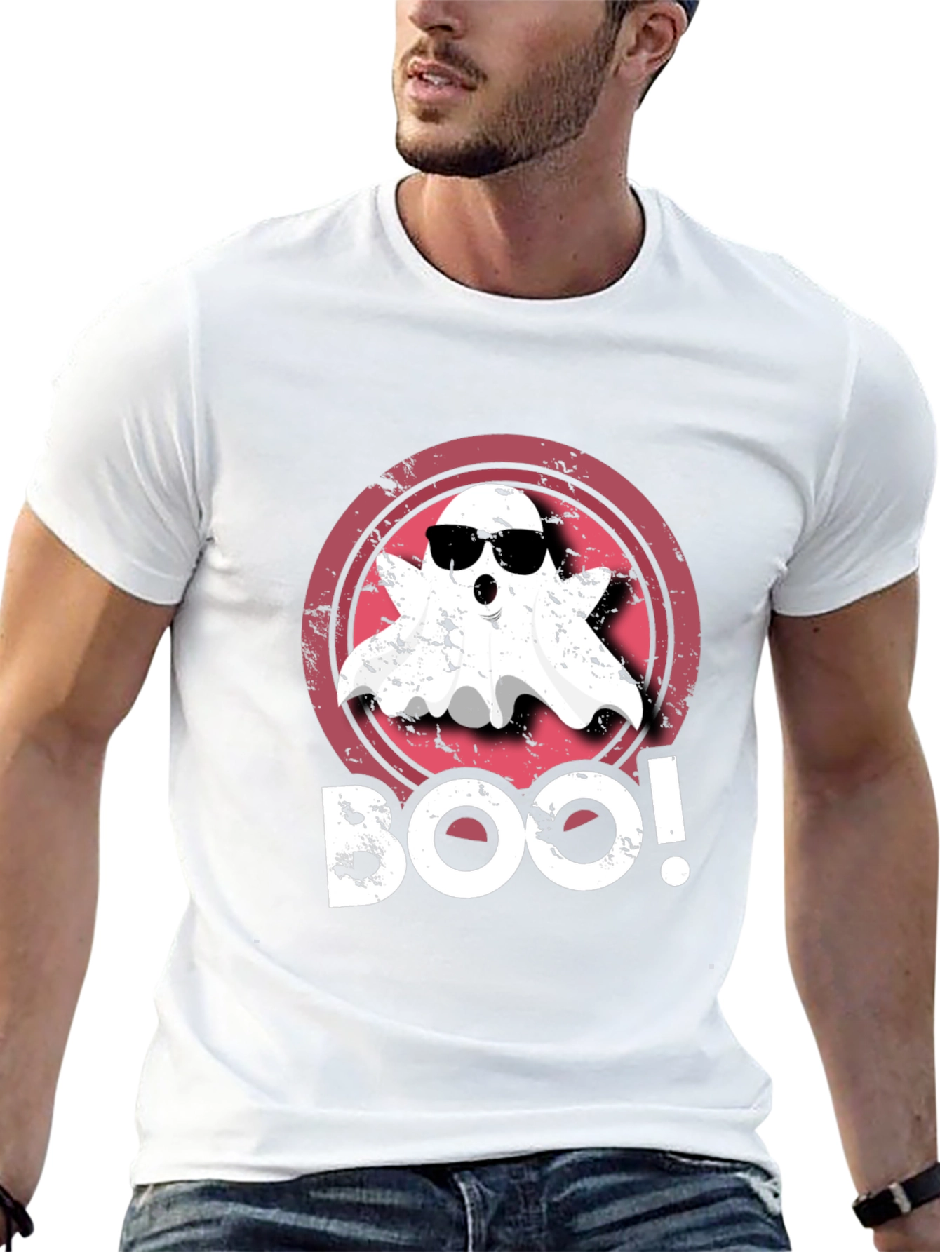 Cool Ghost Boo! Halloween T-Shirt