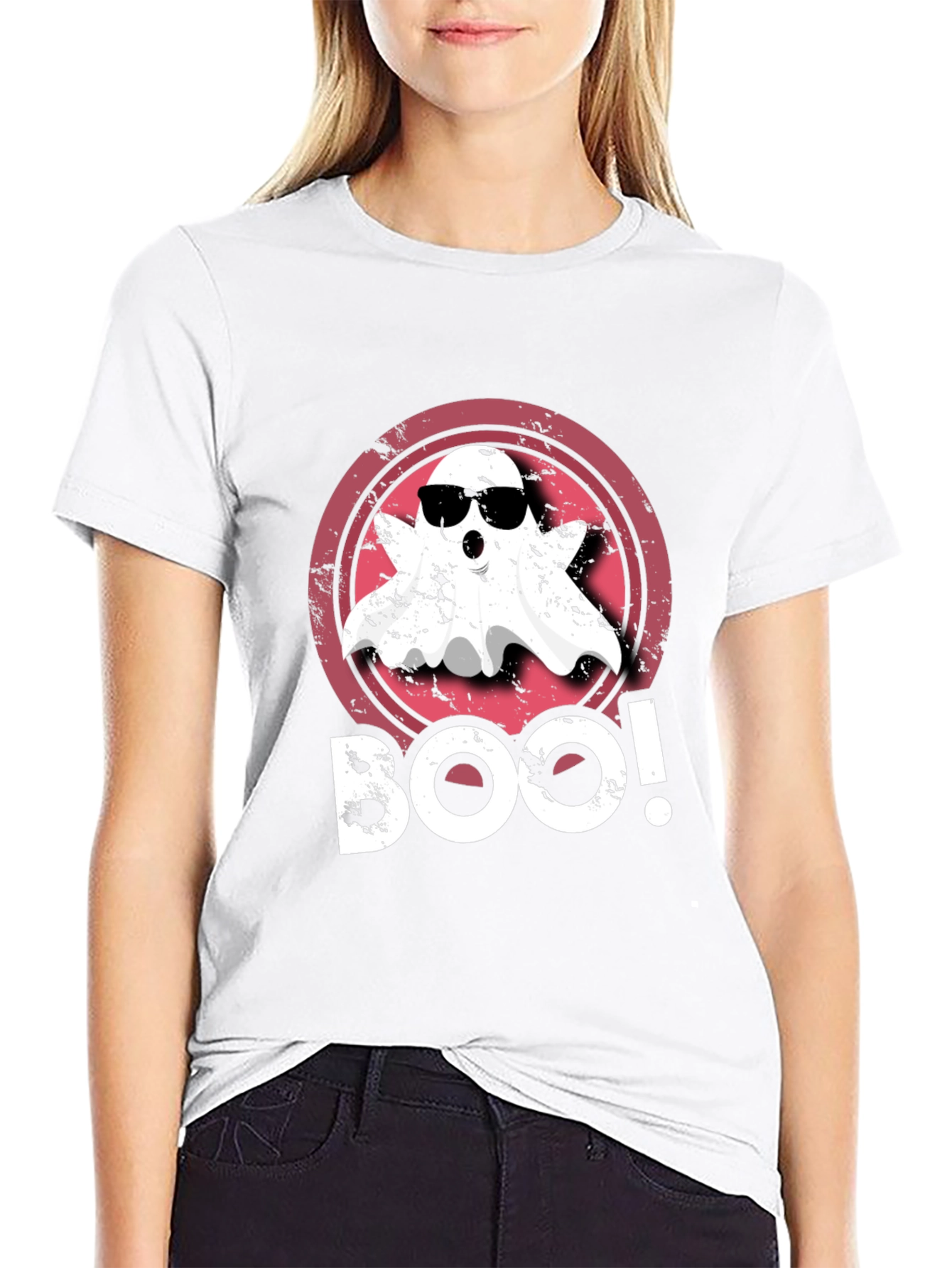 Cool Ghost Boo! Halloween T-Shirt