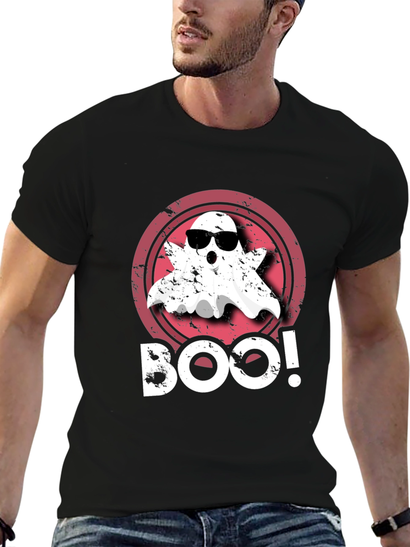 Cool Ghost Boo! Halloween T-Shirt