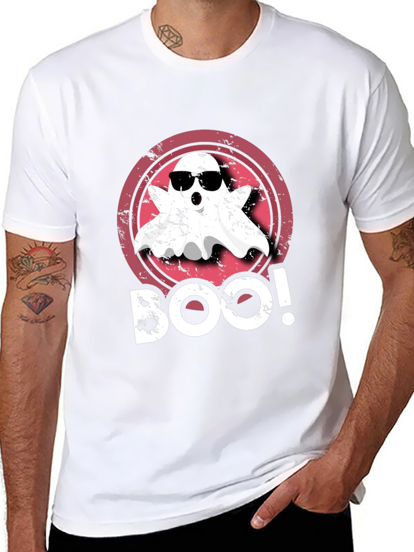 Cool Ghost Boo! Halloween T-Shirt
