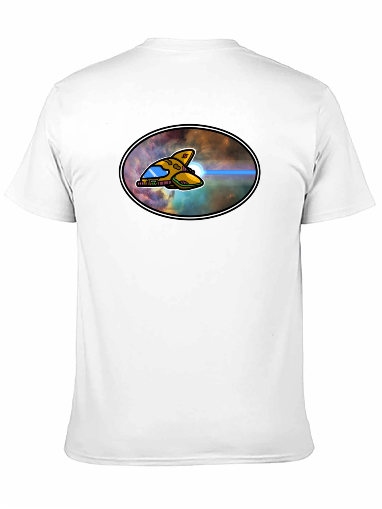 Sci-Fi Spaceship Graphic T-Shirt