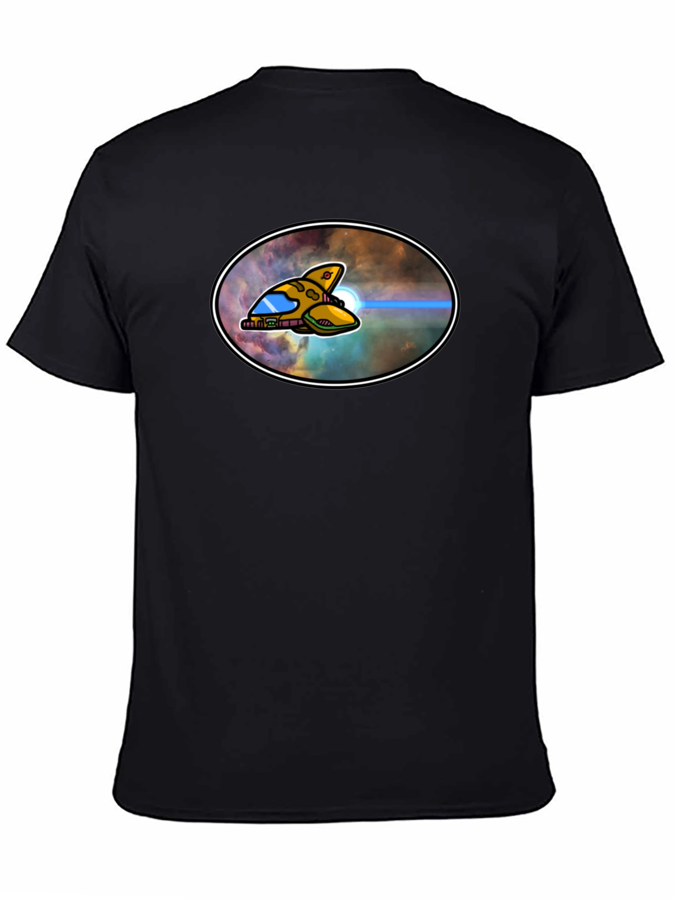 Sci-Fi Spaceship Graphic T-Shirt