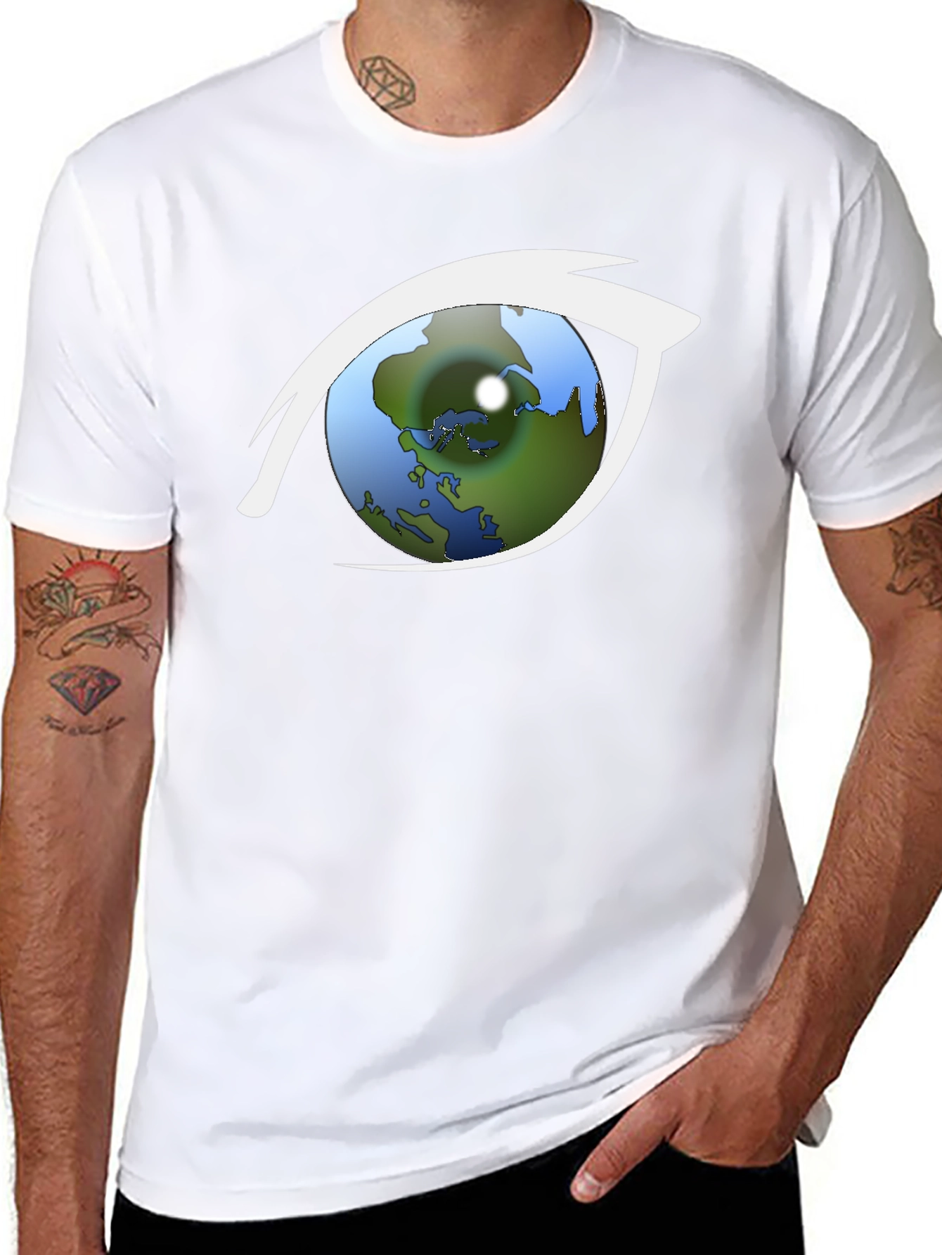 Earth Eye T-Shirt - Global Vision