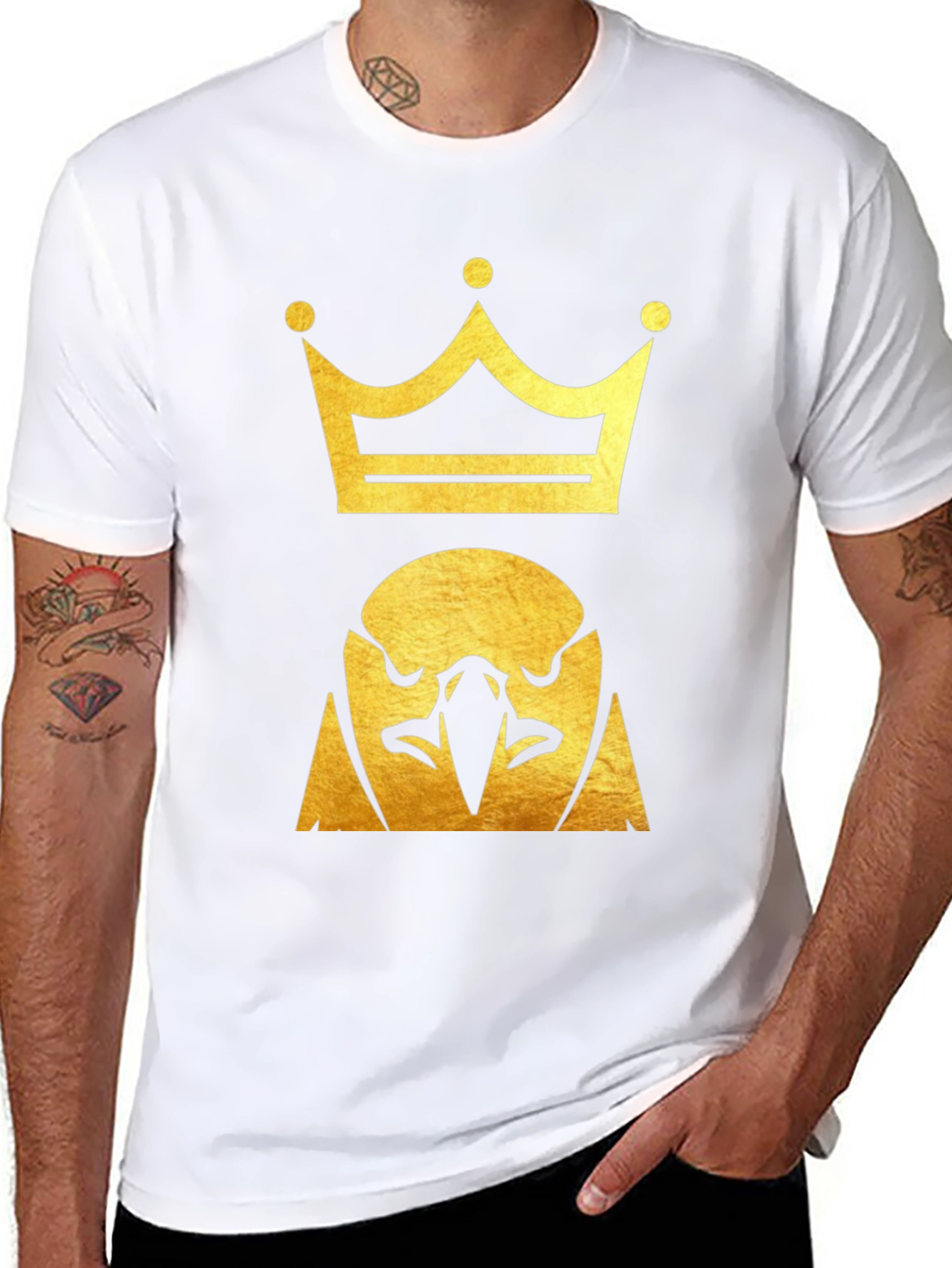 King Eagle Graphic Tee - Black