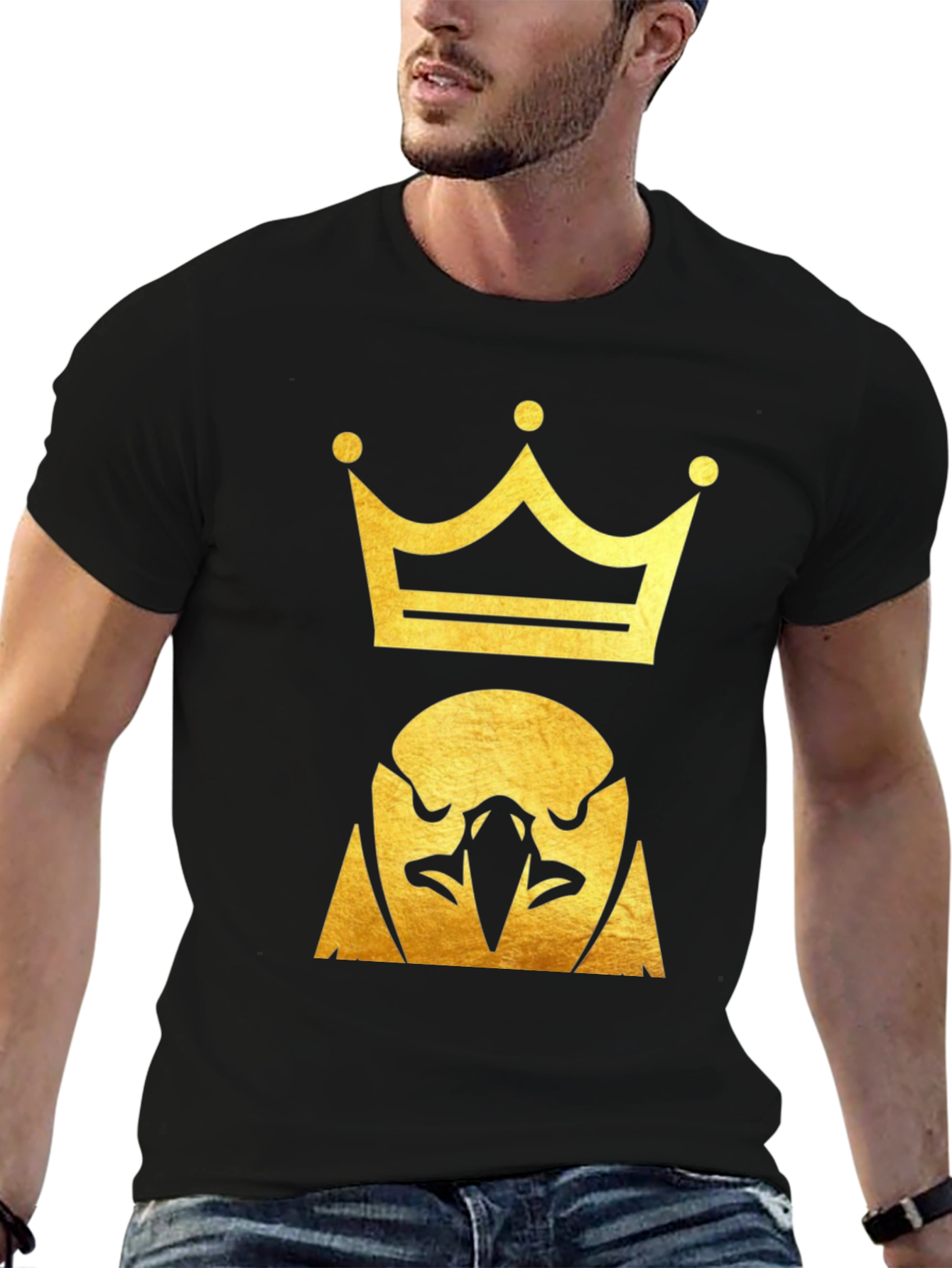 King Eagle Graphic Tee - Black
