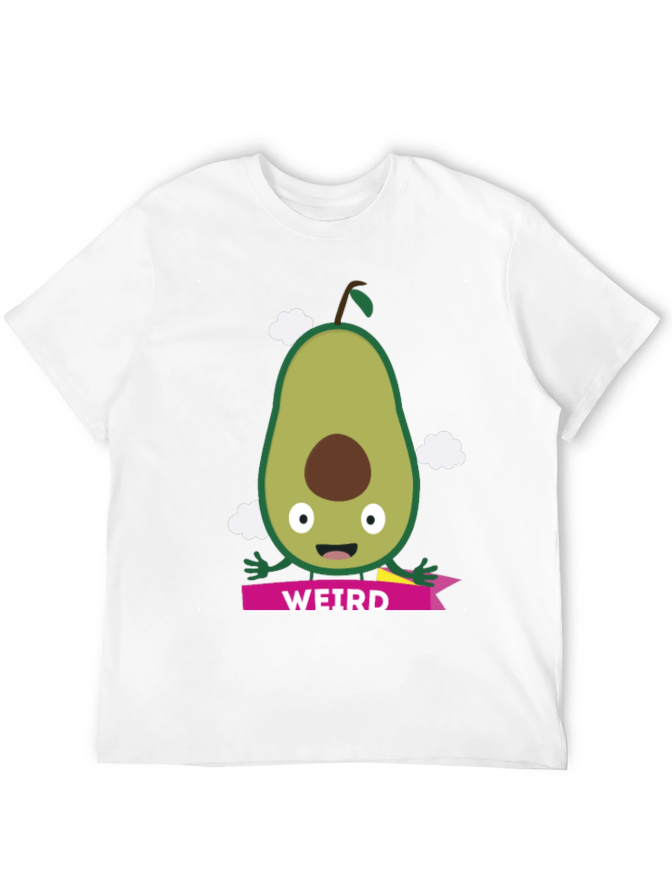 Weird Avocado Graphic T-Shirt - Fun & Quirky Tee