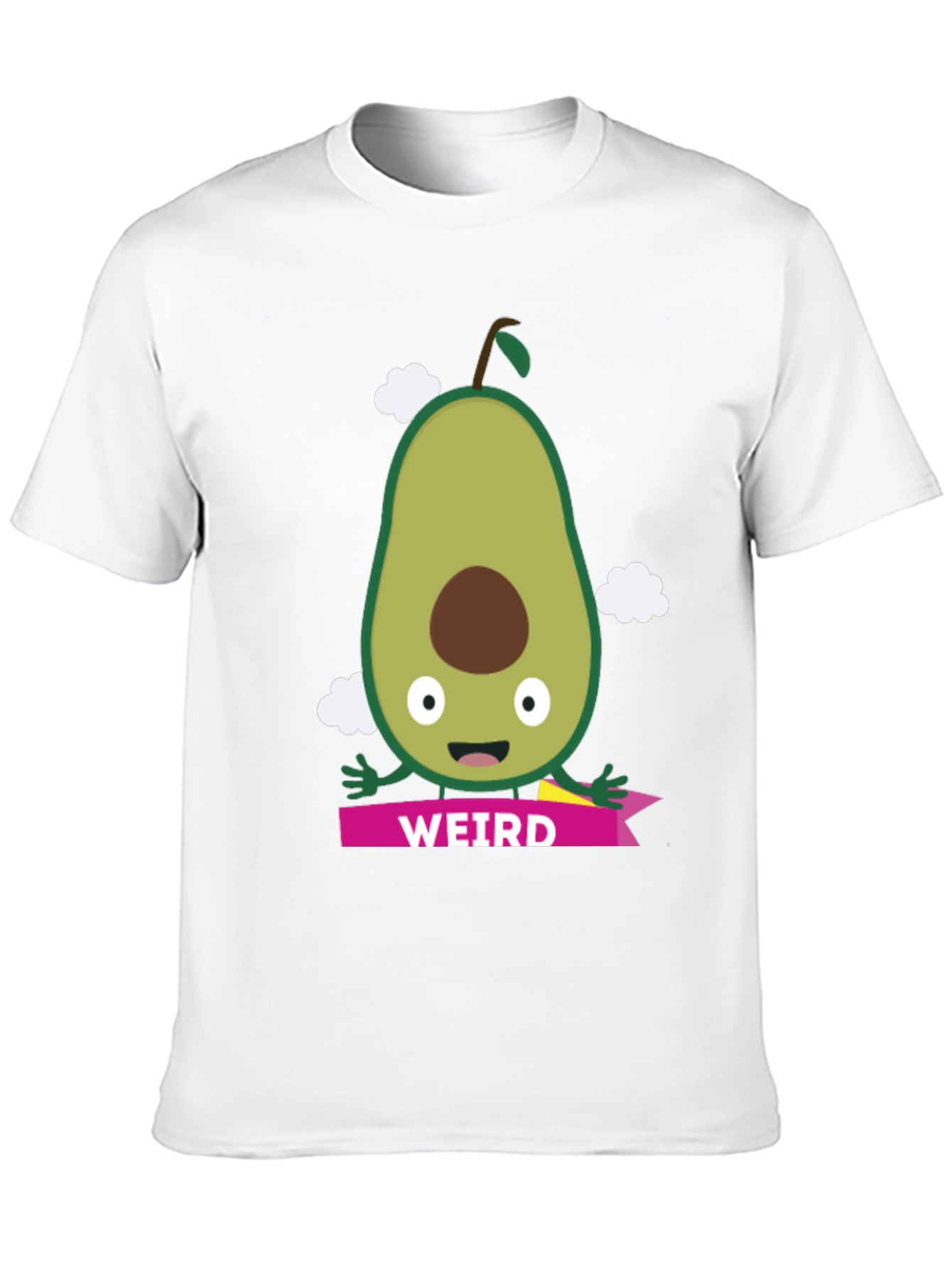 Weird Avocado Graphic T-Shirt - Fun & Quirky Tee