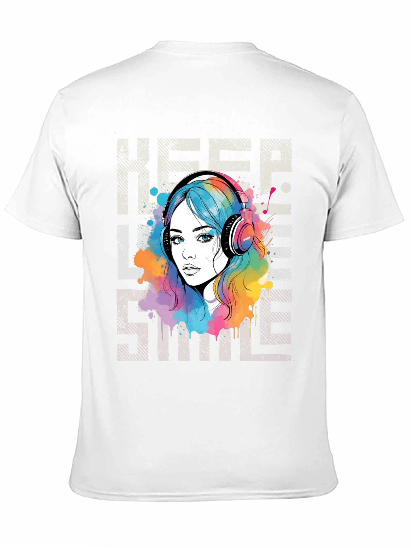 Colorful Music Lover T-Shirt