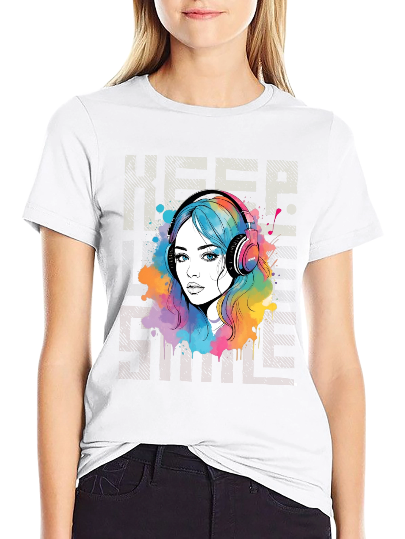 Colorful Music Lover T-Shirt