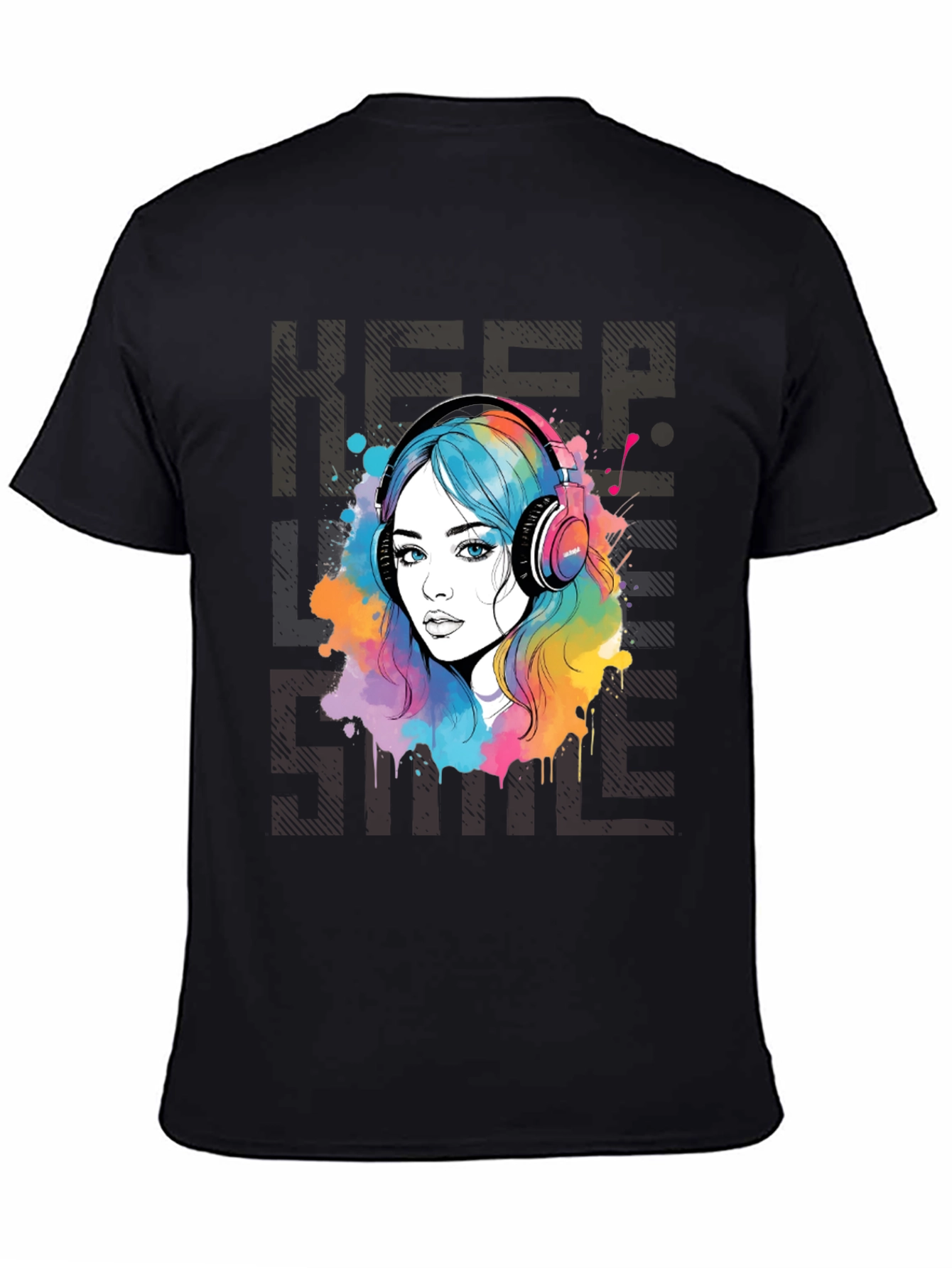 Colorful Music Lover T-Shirt