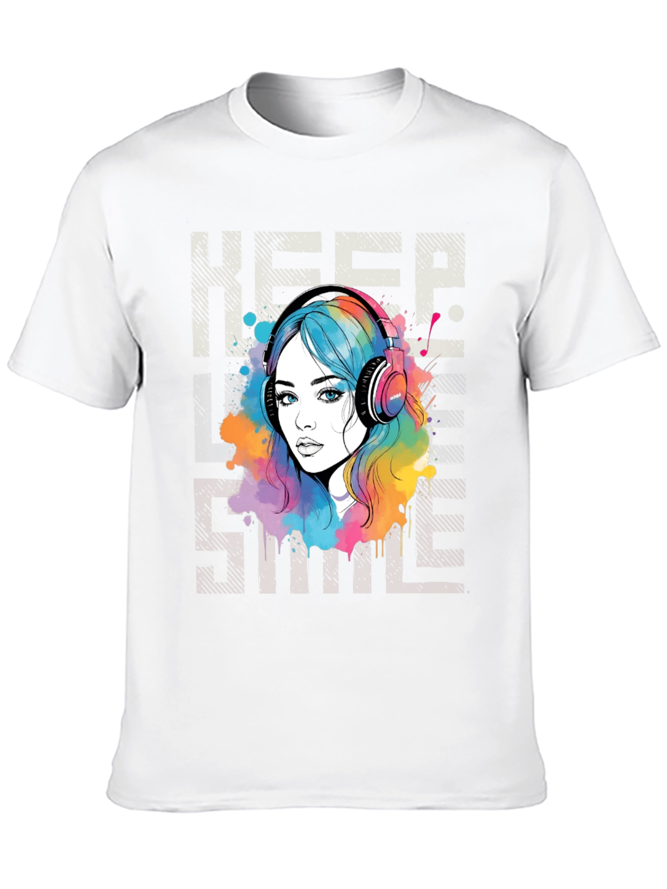Colorful Music Lover T-Shirt