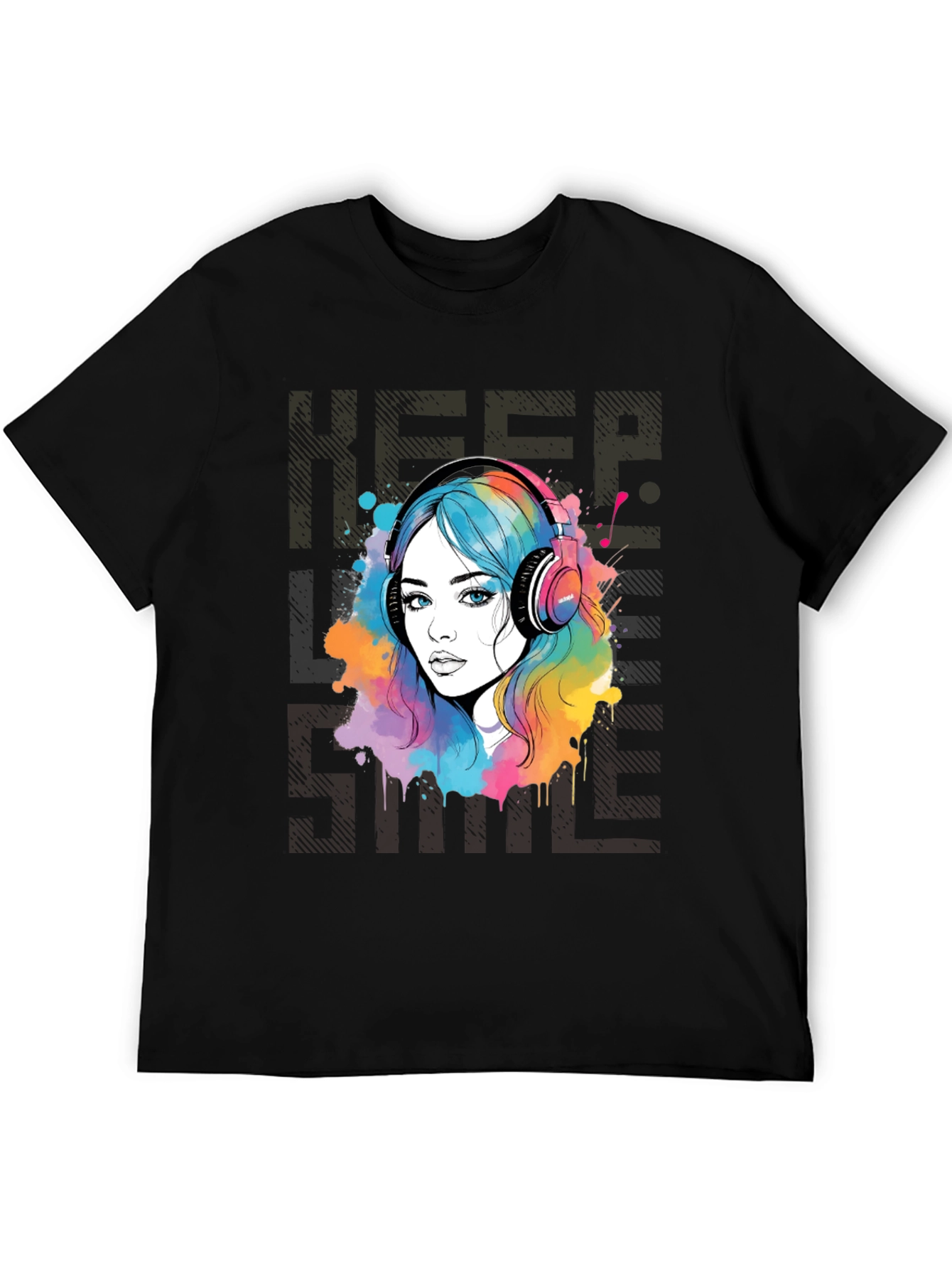Colorful Music Lover T-Shirt