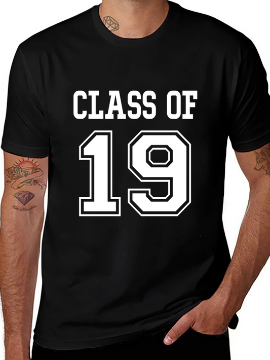 Class of 19 Graphic Print T-Shirt