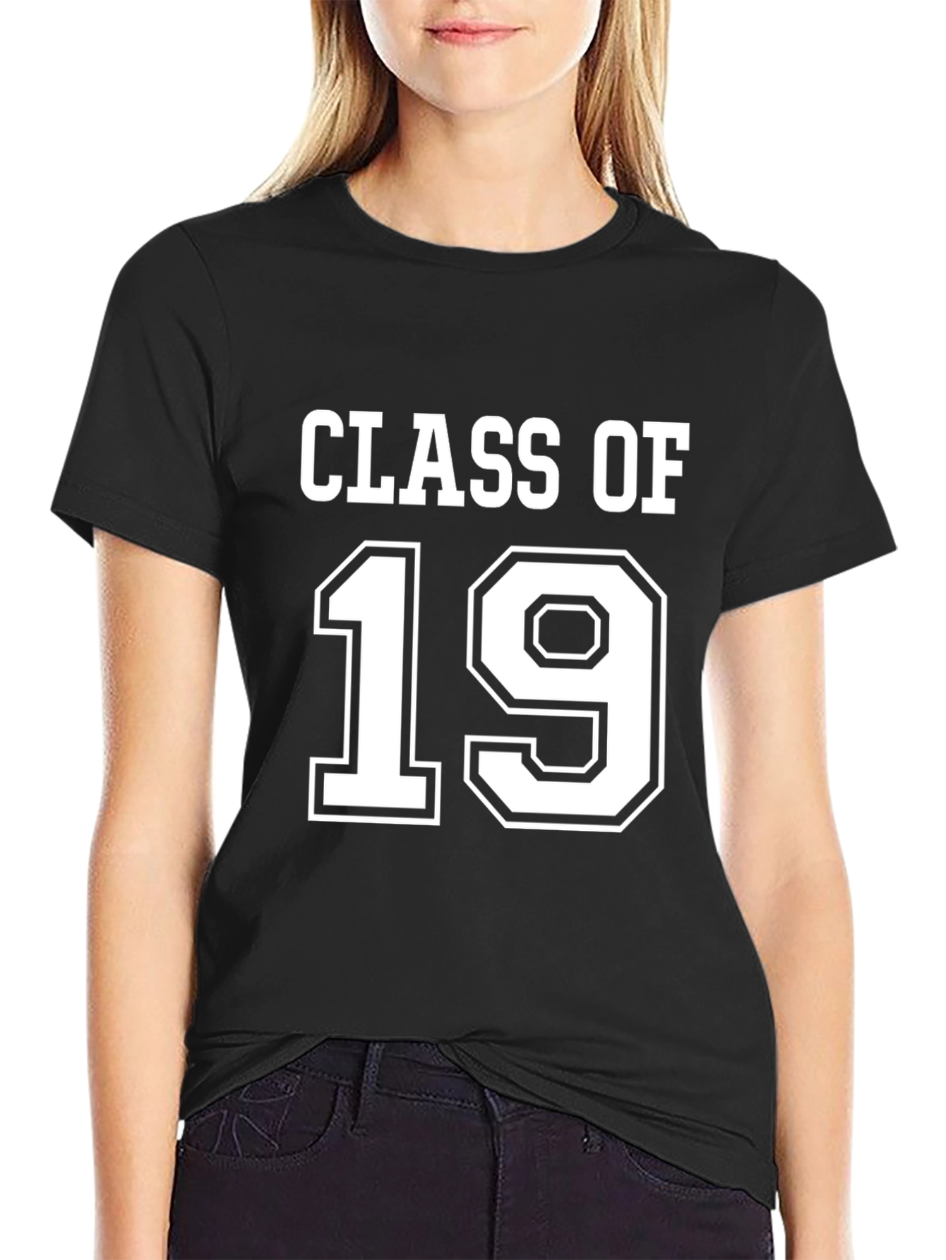 Class of 19 Graphic Print T-Shirt