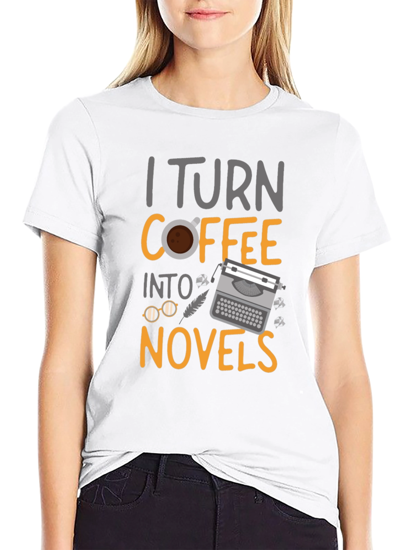 I Turn Coffee into Novels Graphic T-Shirt