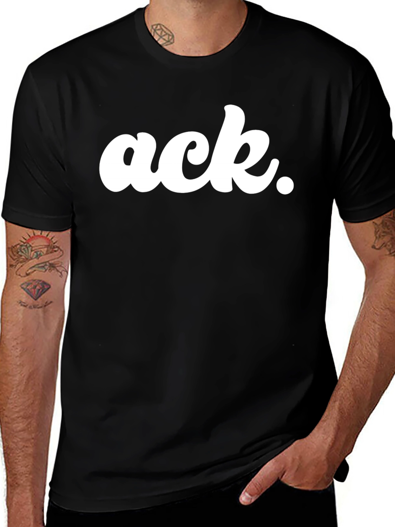 Ack. T-Shirt - Stylish Graphic Tee