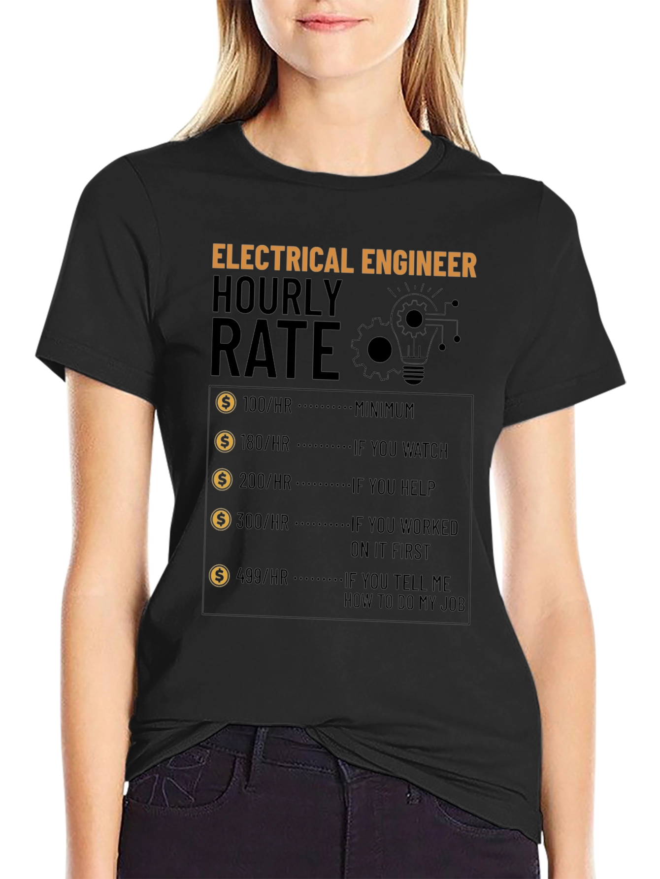 Electrical Engineer Hourly Rate T-Shirt