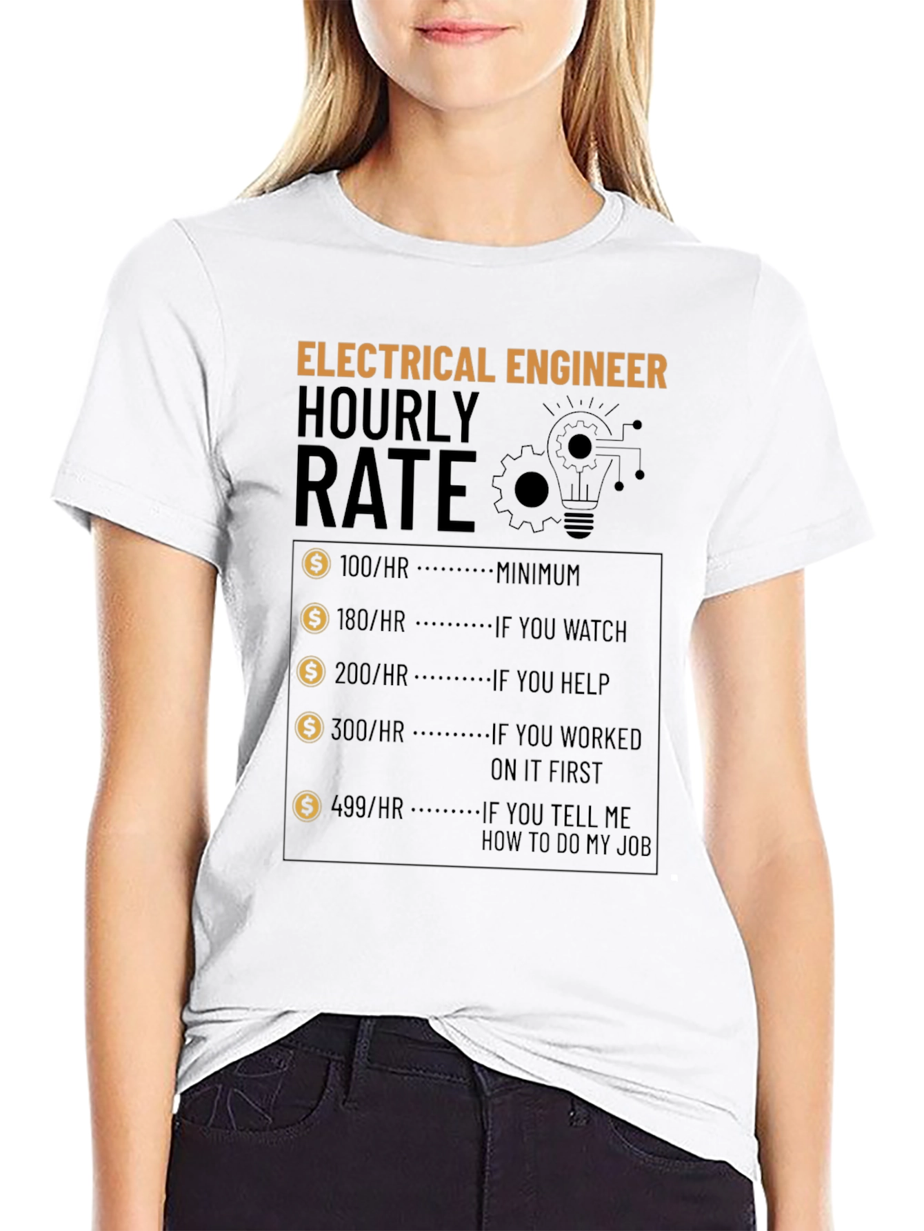 Electrical Engineer Hourly Rate T-Shirt