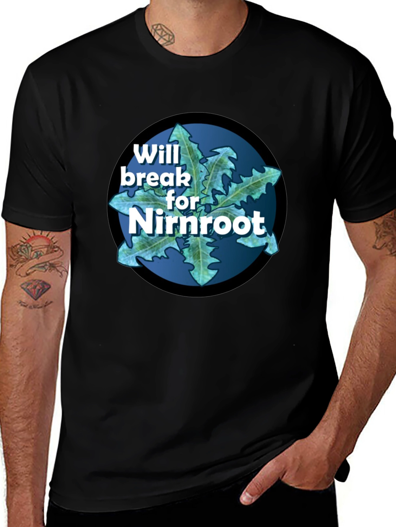 Will Break for Nirnroot T-Shirt - Gamer Tee