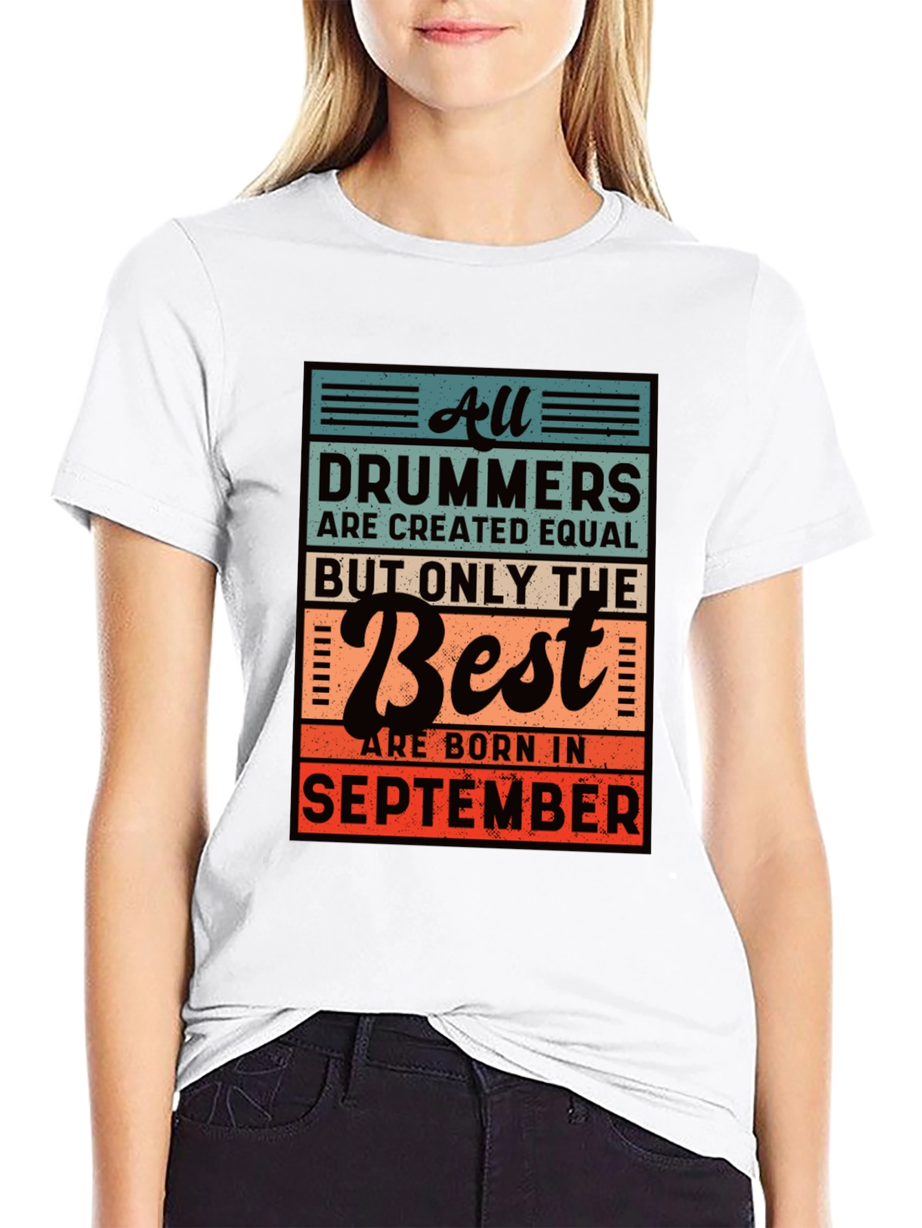 Drummer September Birthday T-Shirt
