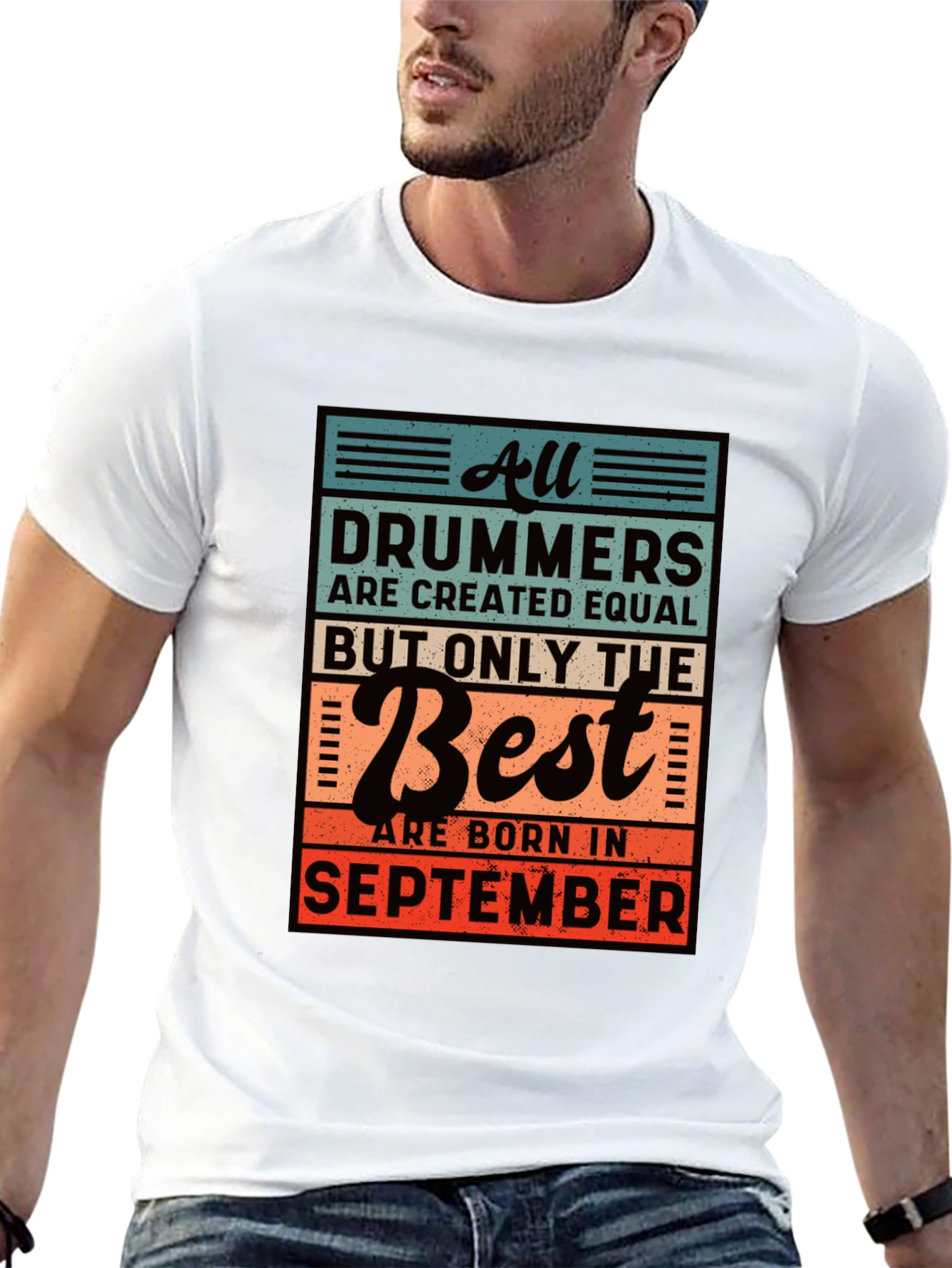 Drummer September Birthday T-Shirt