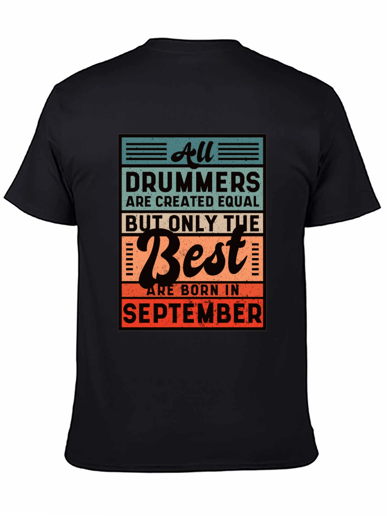 Drummer September Birthday T-Shirt