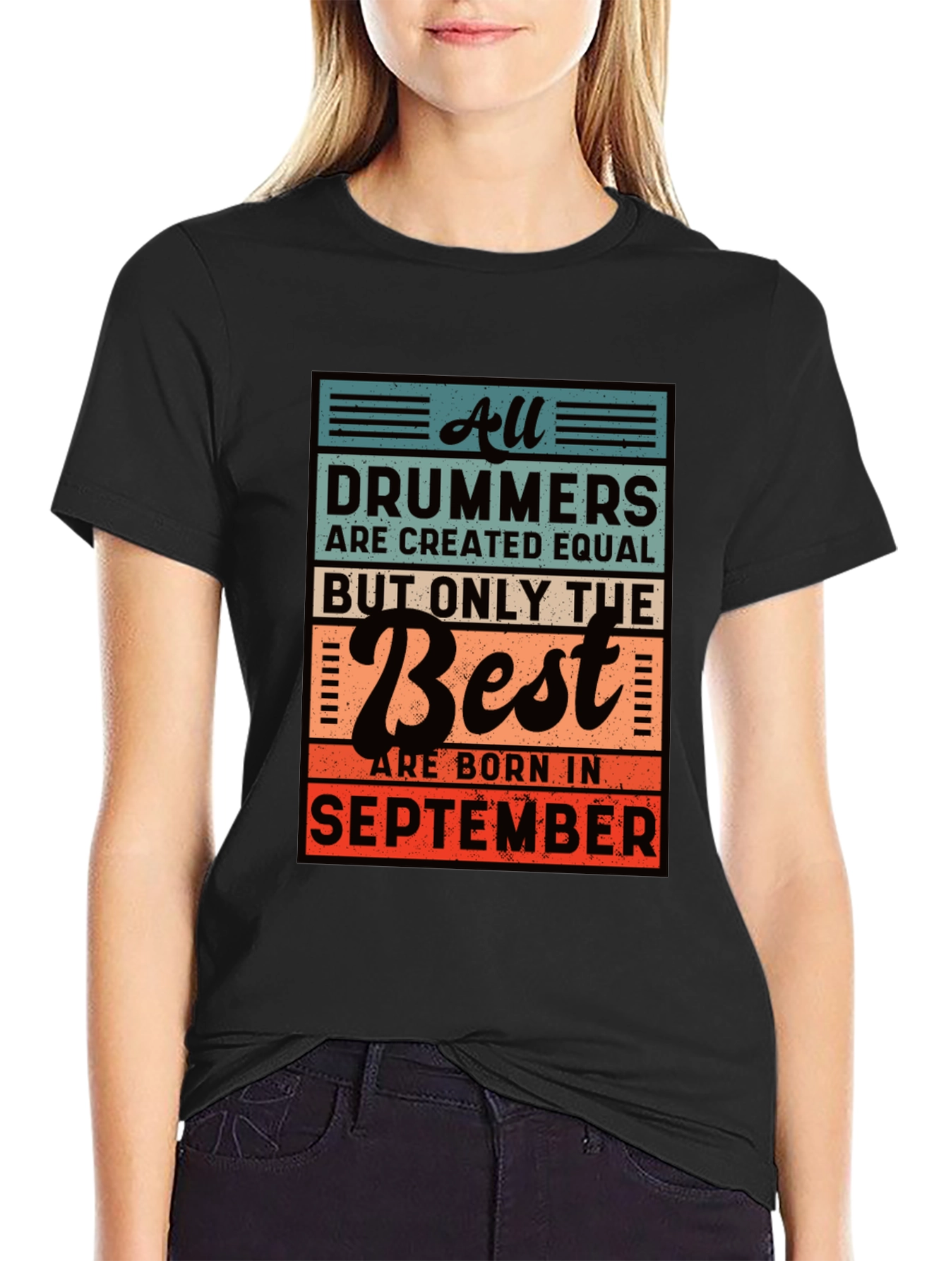 Drummer September Birthday T-Shirt