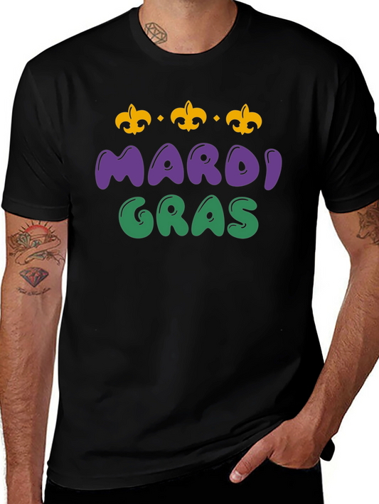 Mardi Gras T-Shirt - Fleur de Lis Design