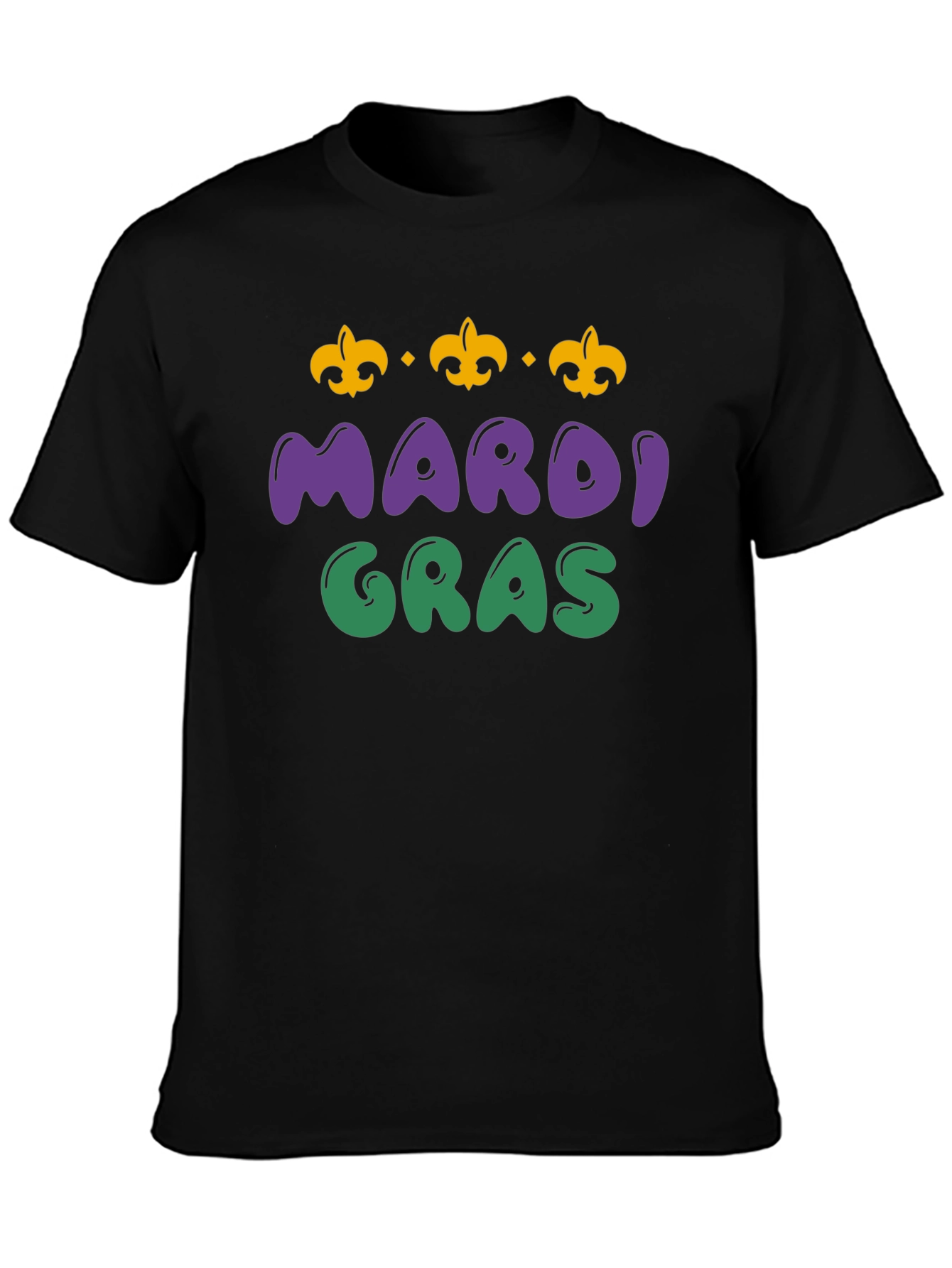 Mardi Gras T-Shirt - Fleur de Lis Design