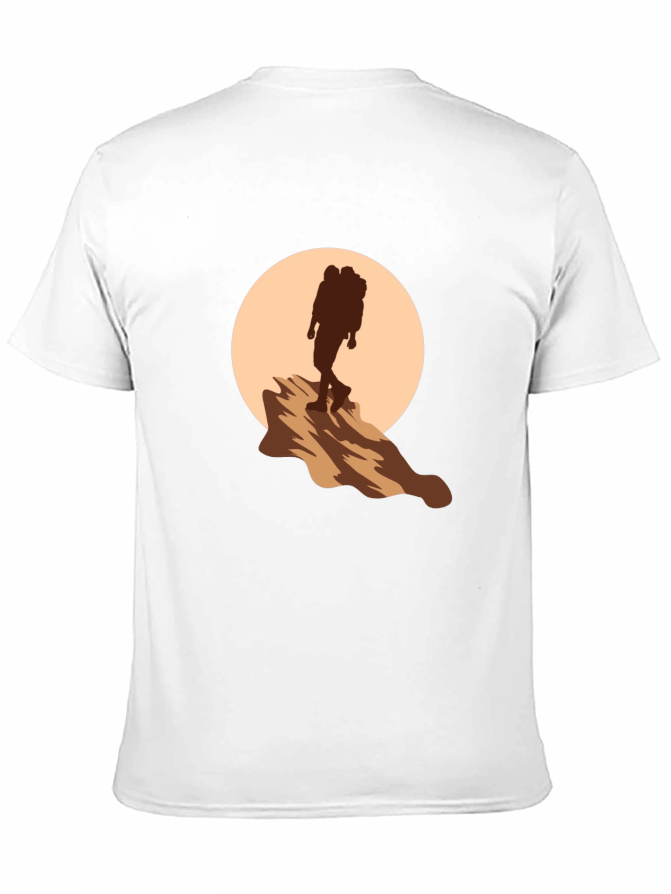 Hiking Silhouette Graphic Tee - Adventure Ready