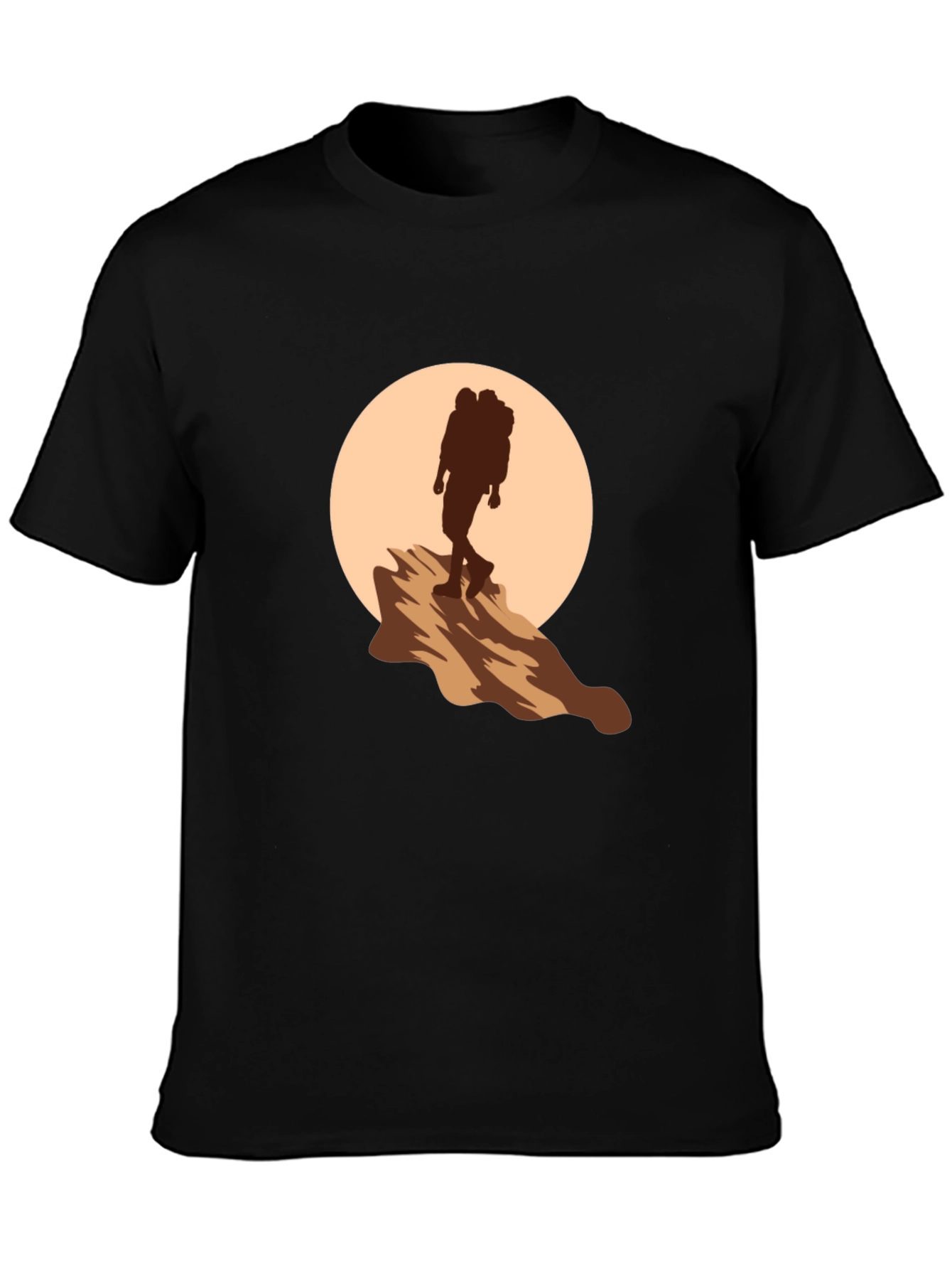 Hiking Silhouette Graphic Tee - Adventure Ready