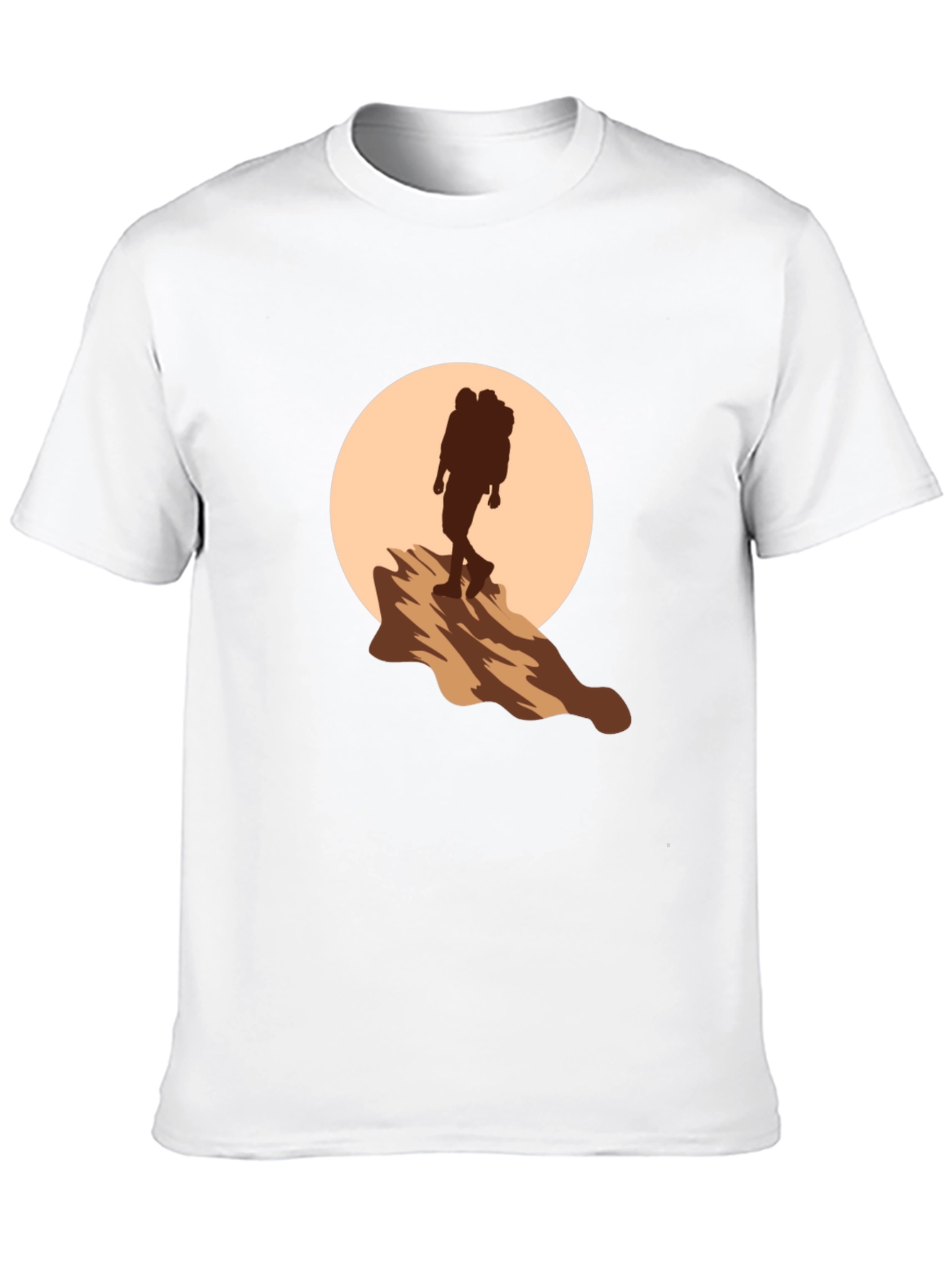 Hiking Silhouette Graphic Tee - Adventure Ready